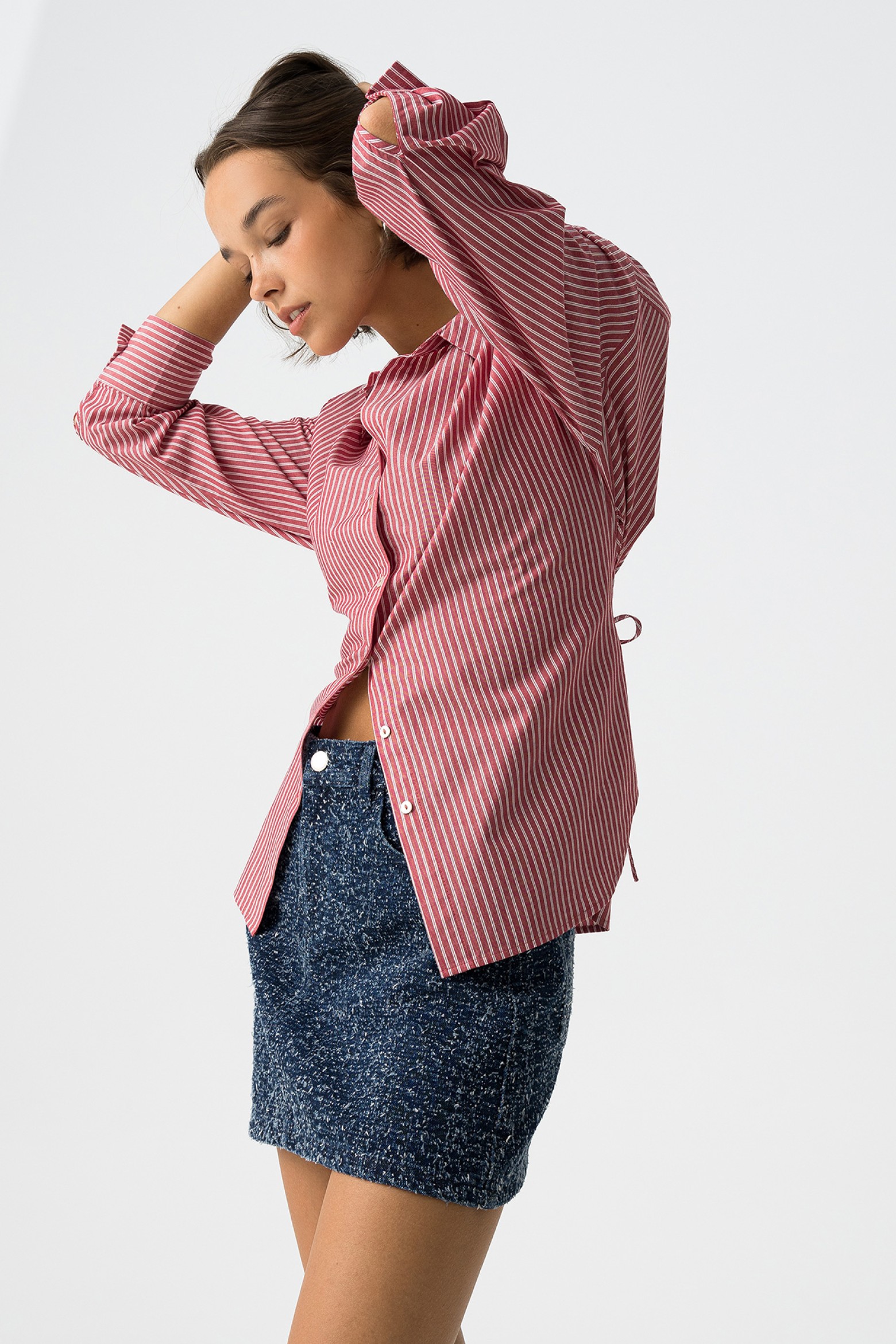 Camisa Relaxed com Cordão Inserido