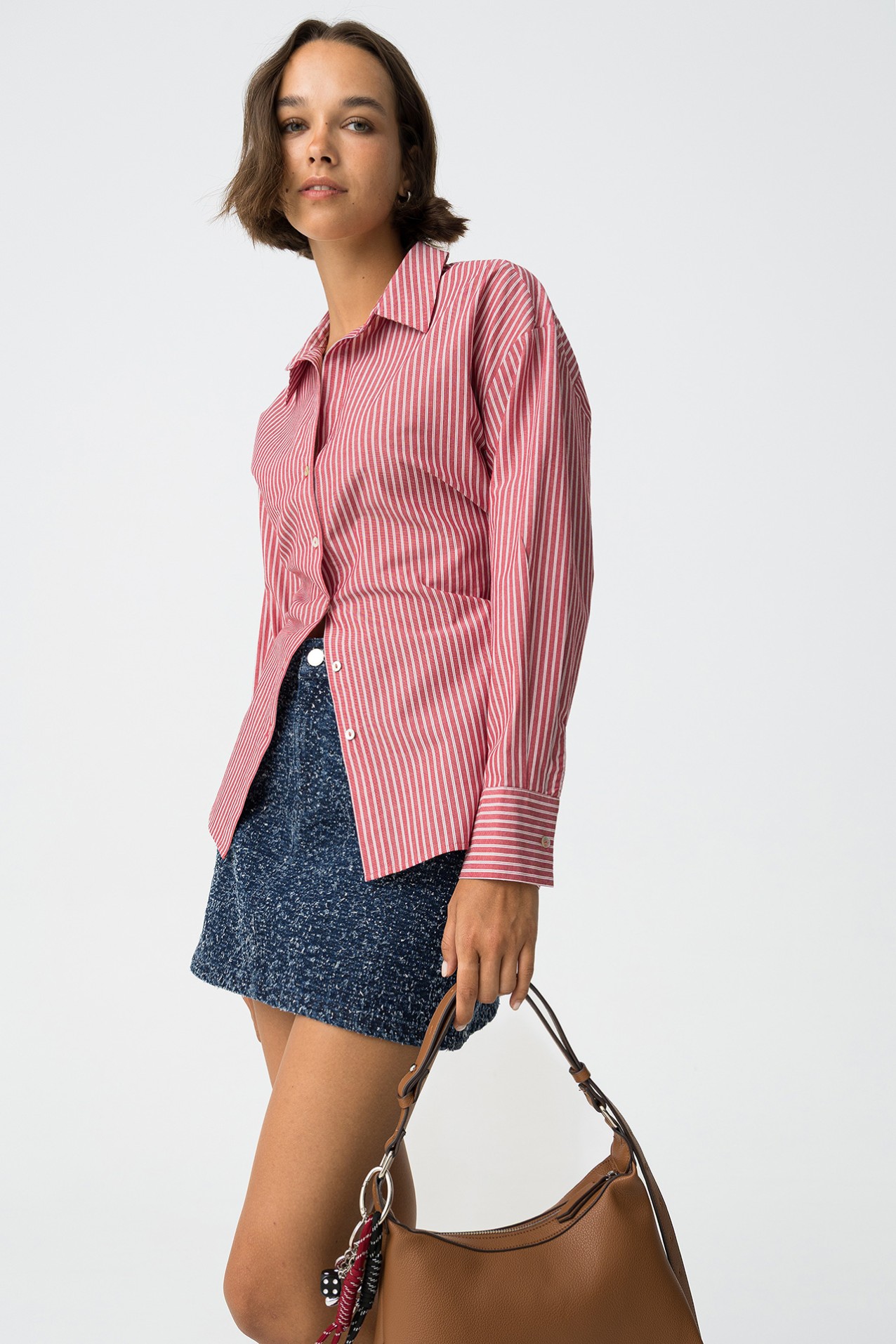 Camisa Relaxed com Cord�o Inserido