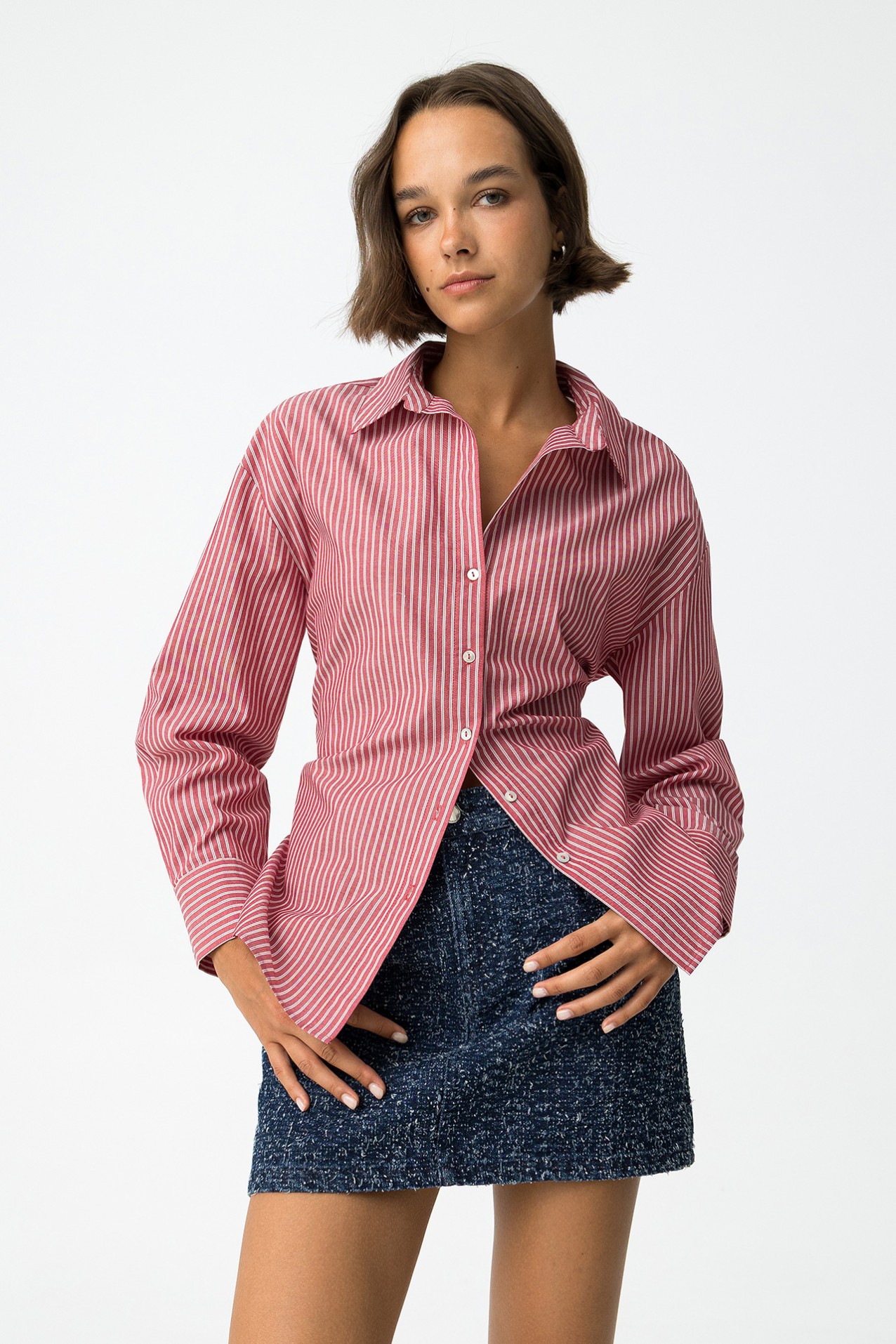 Camisa Relaxed com Cord�o Inserido