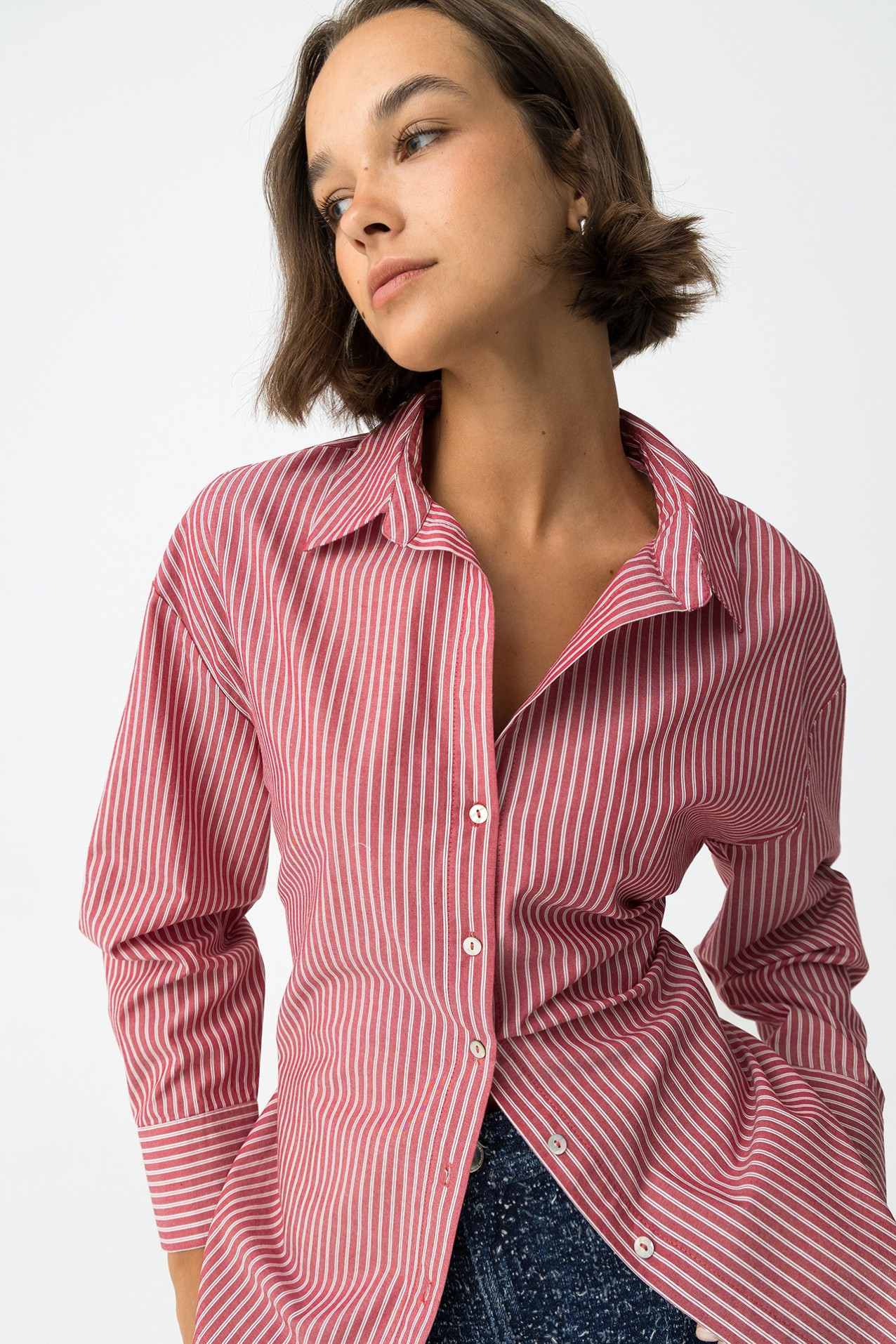 Camisa Relaxed com Cord�o Inserido