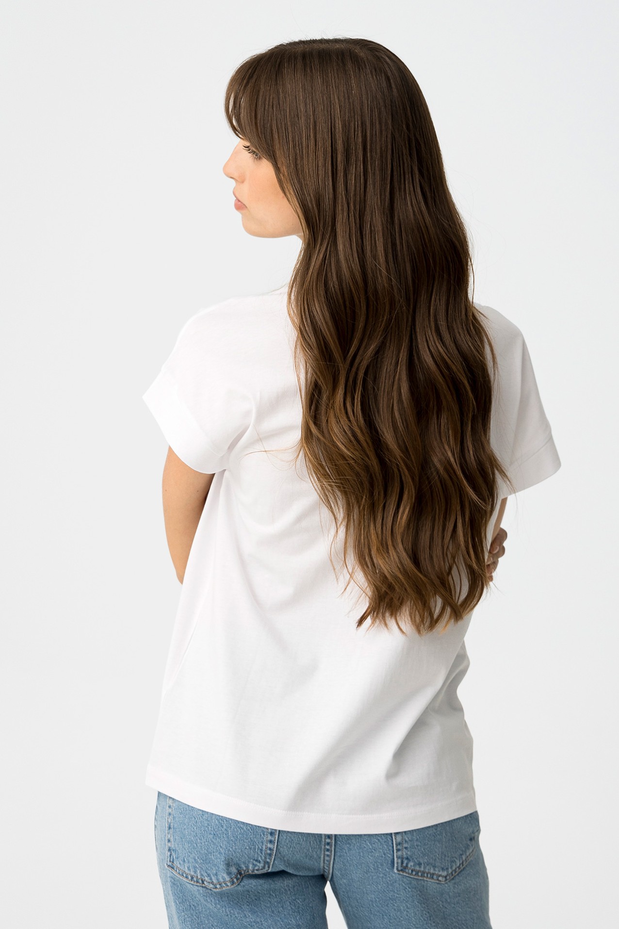 T-shirt with Metallic Print