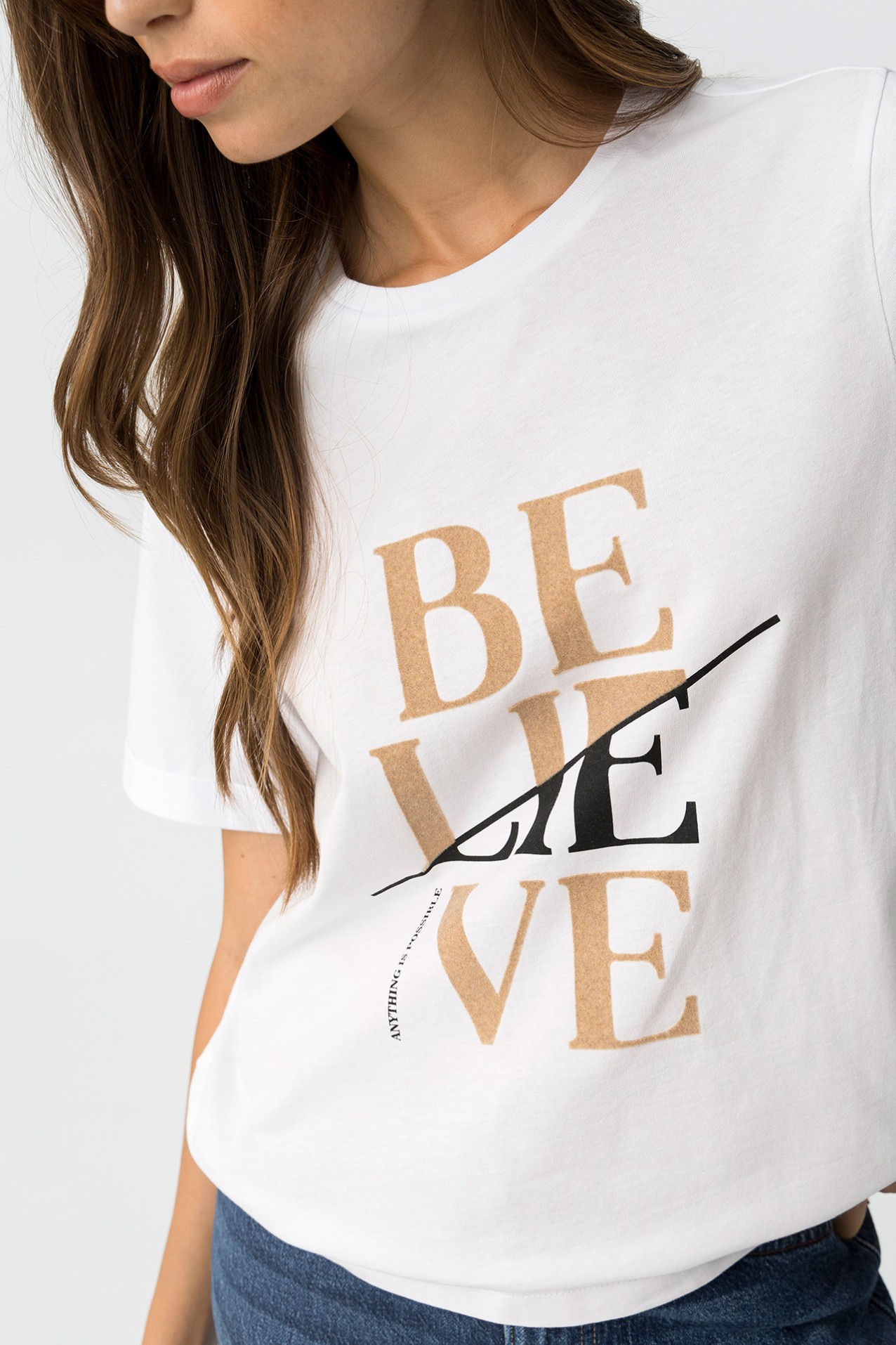 T-shirt Estampado Aveludado