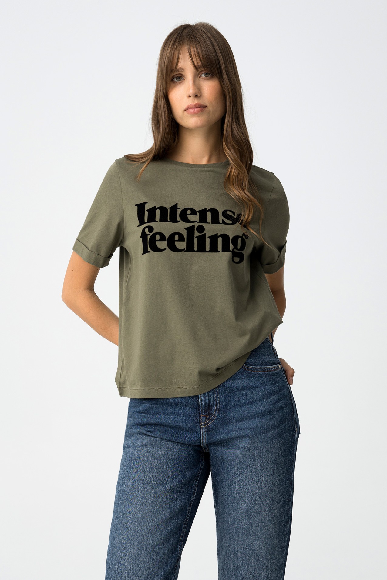 Velvet Printed T-shirt