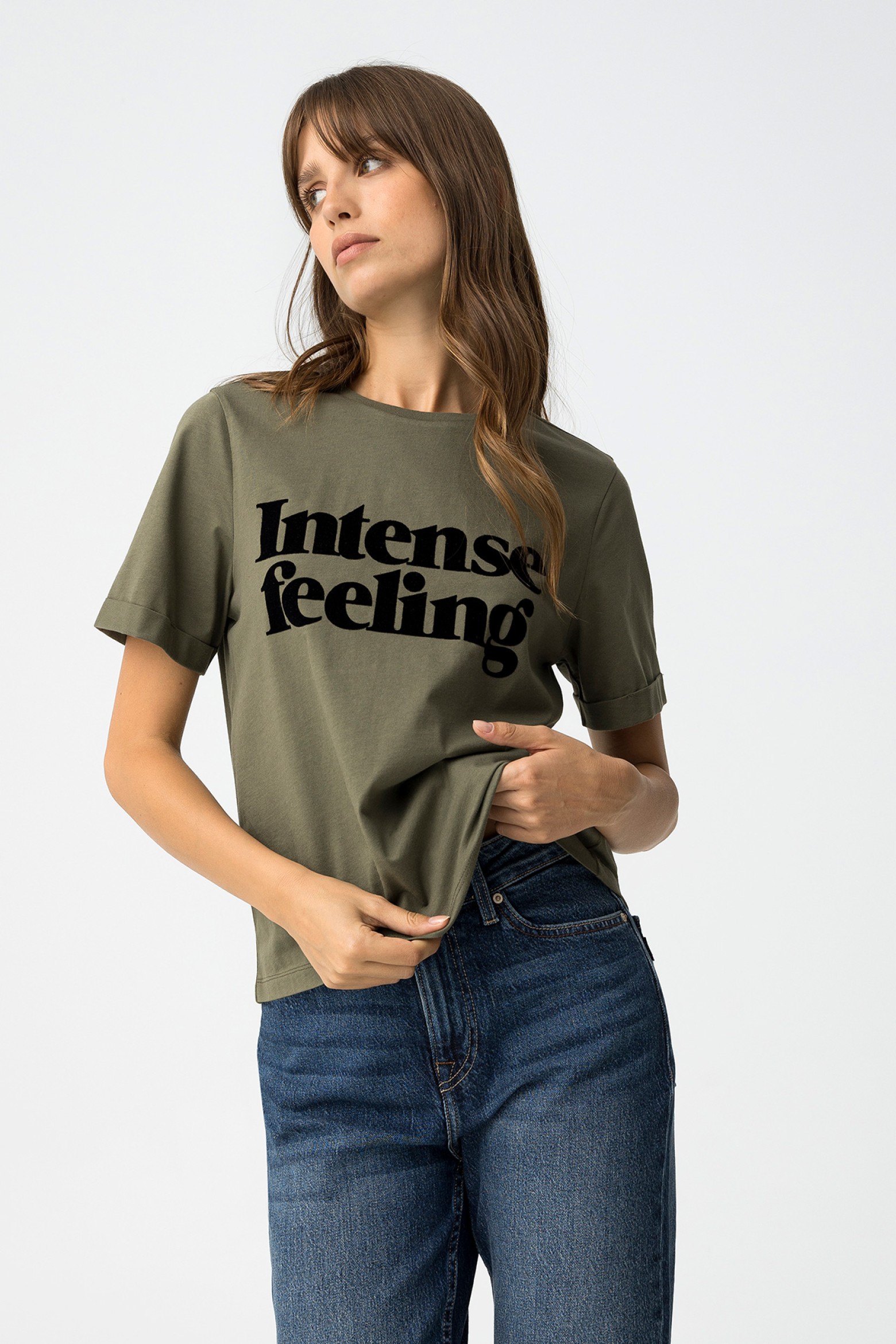 Velvet Printed T-shirt