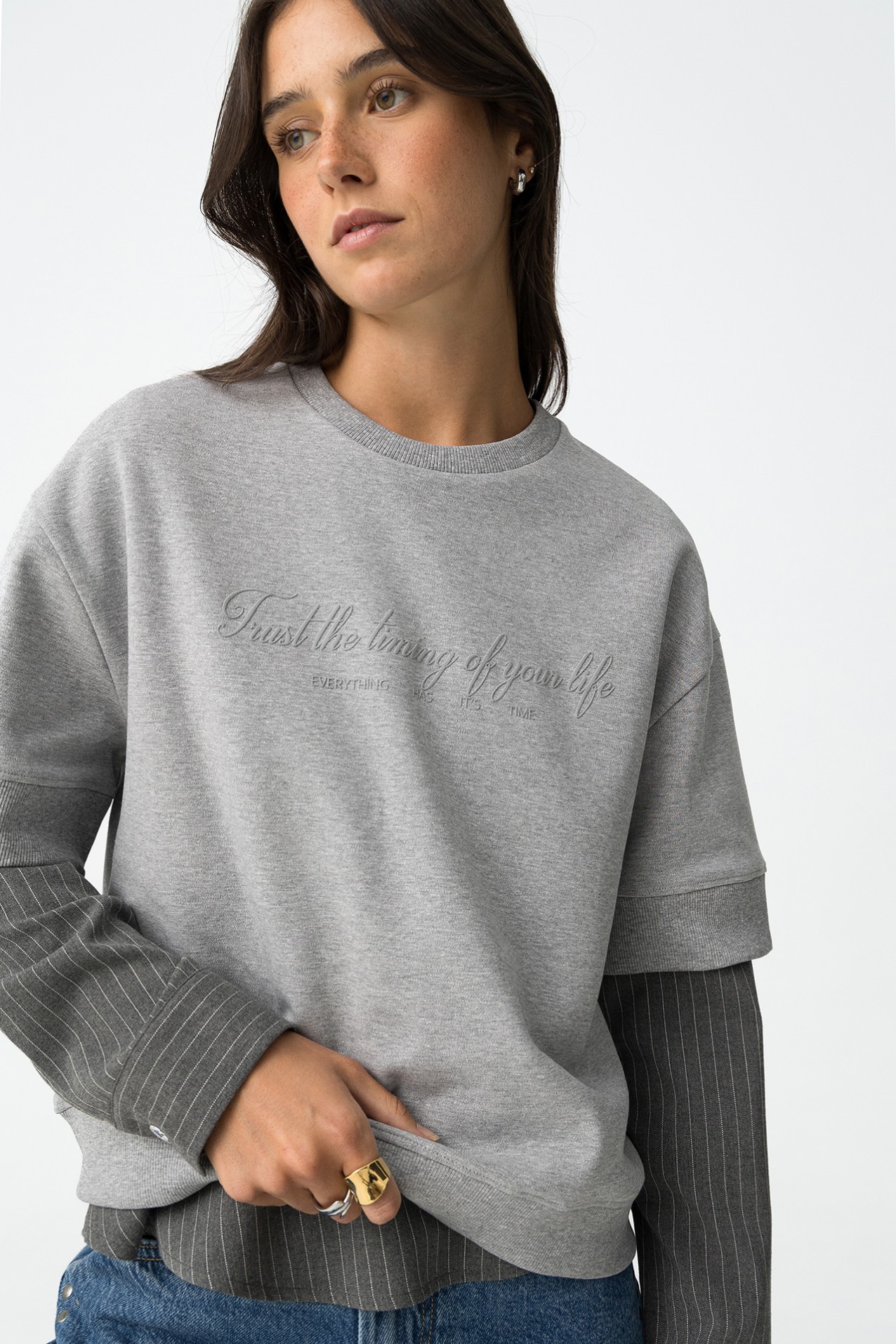 Camiseta Relaxed con Relieve