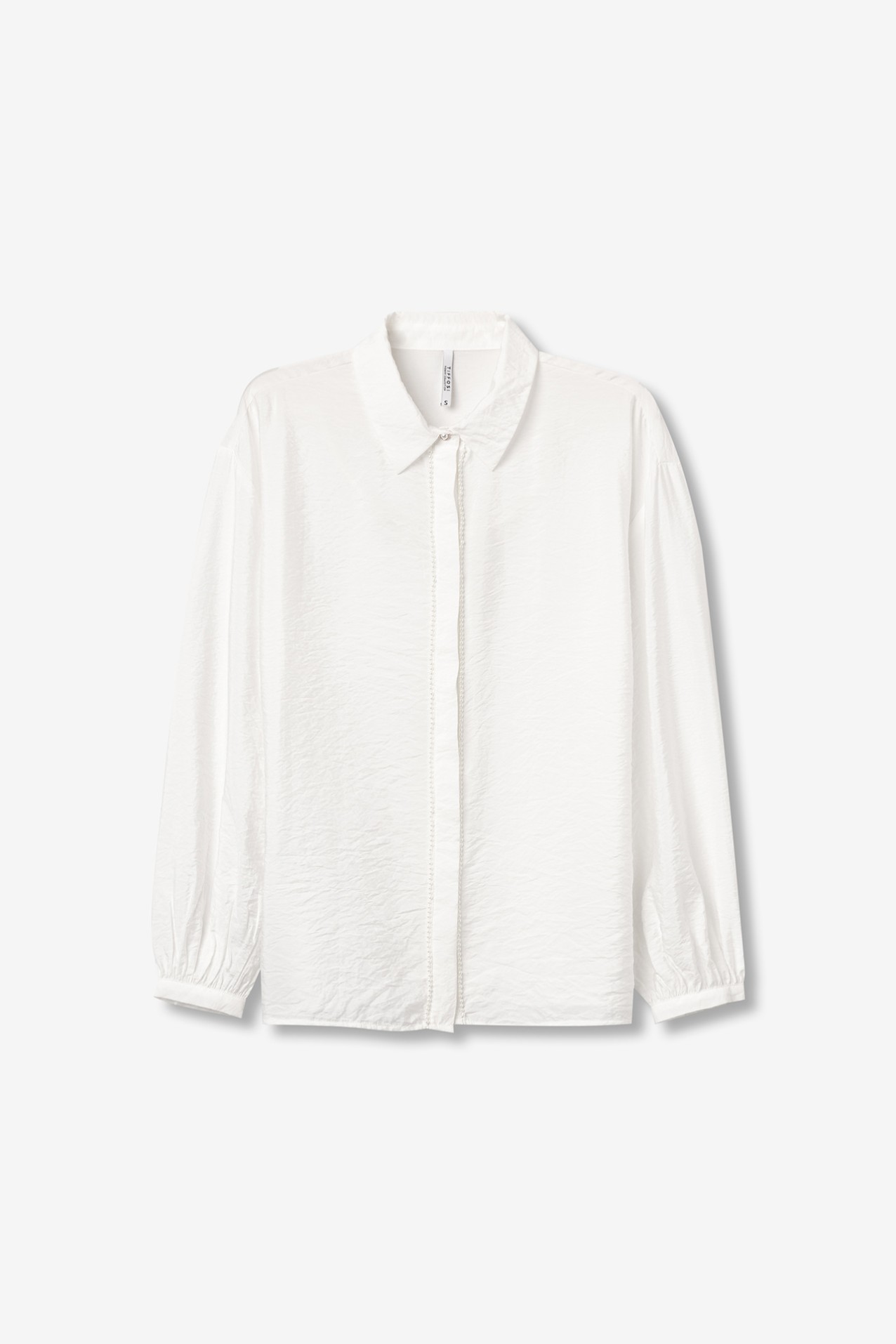 Shirt with Pearl Effect Embellishments