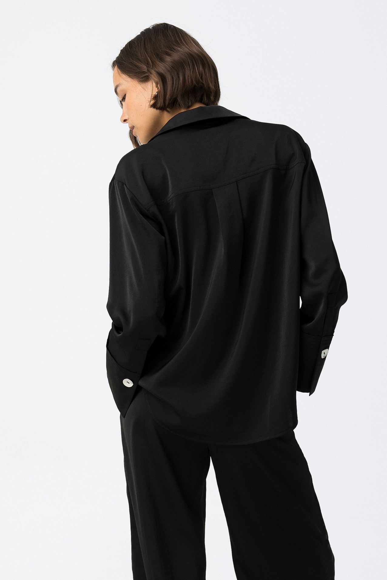 Camisa Relaxed Fit Acetinada