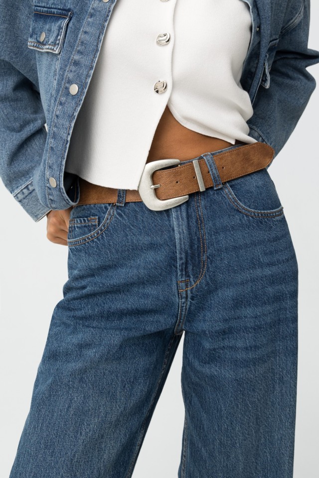 Brown Jeans Belt