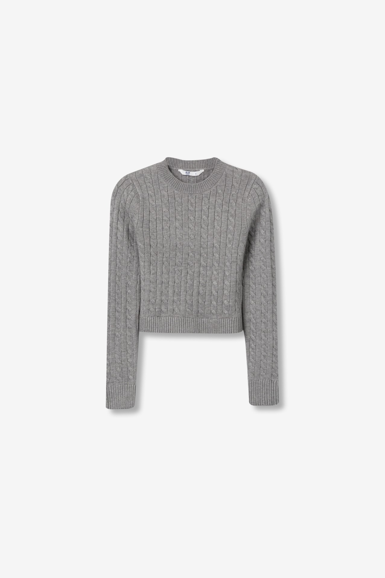 Camisola Slim Fit em Malha de Cabo