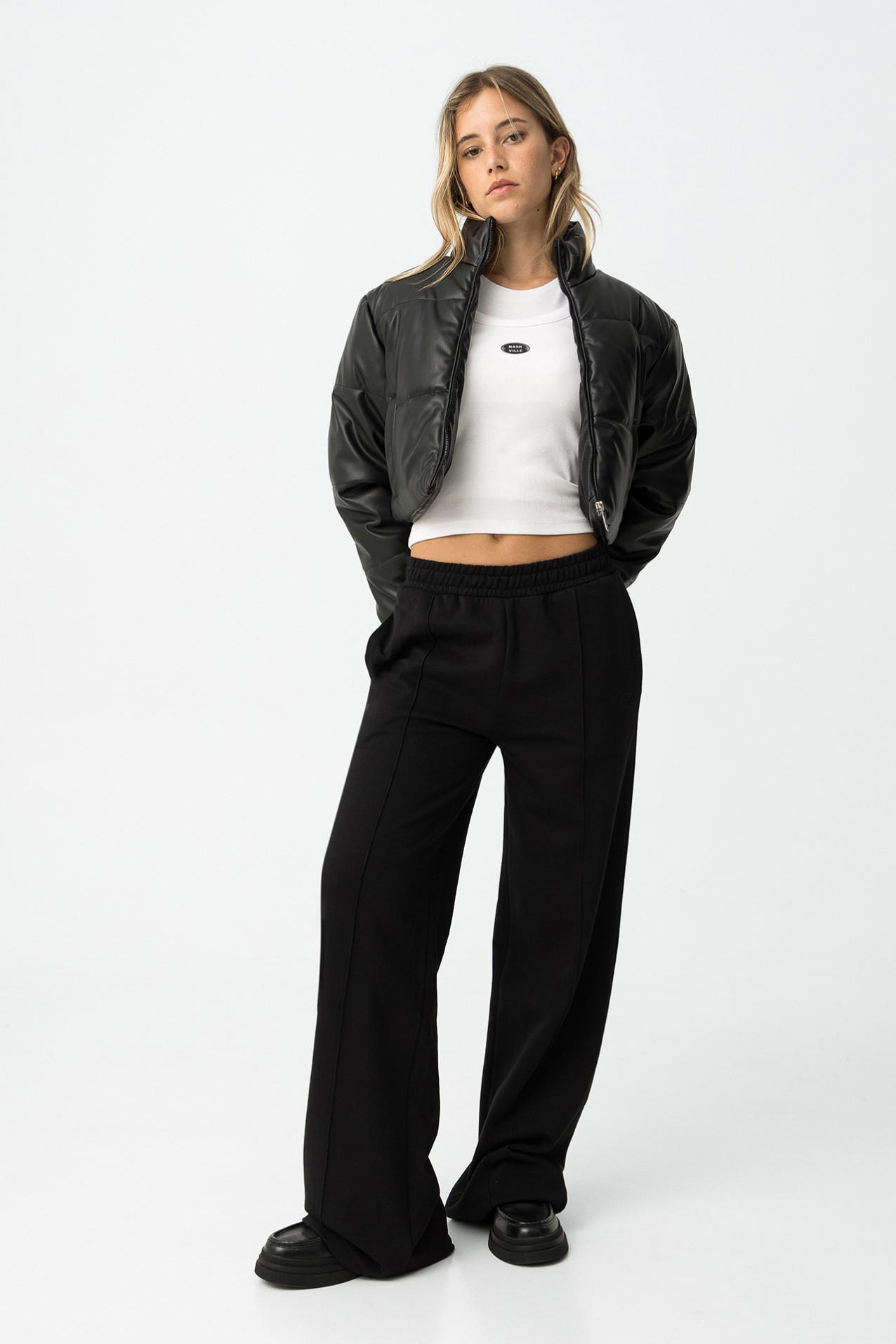 Calas de Felpa Wide Leg