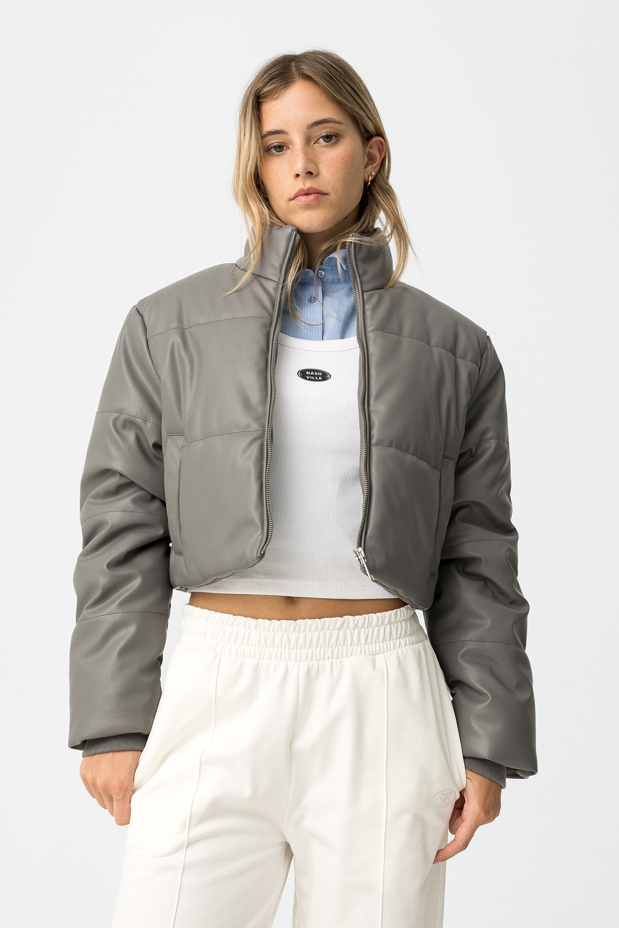 Casaco Cropped Relaxed