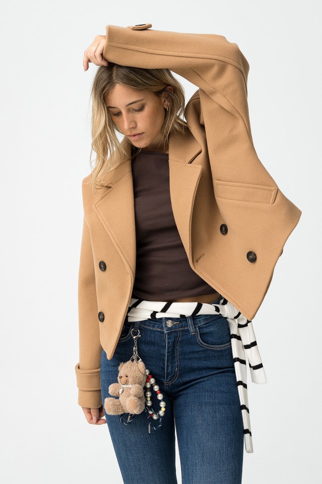 Oversized Cropped Jacket