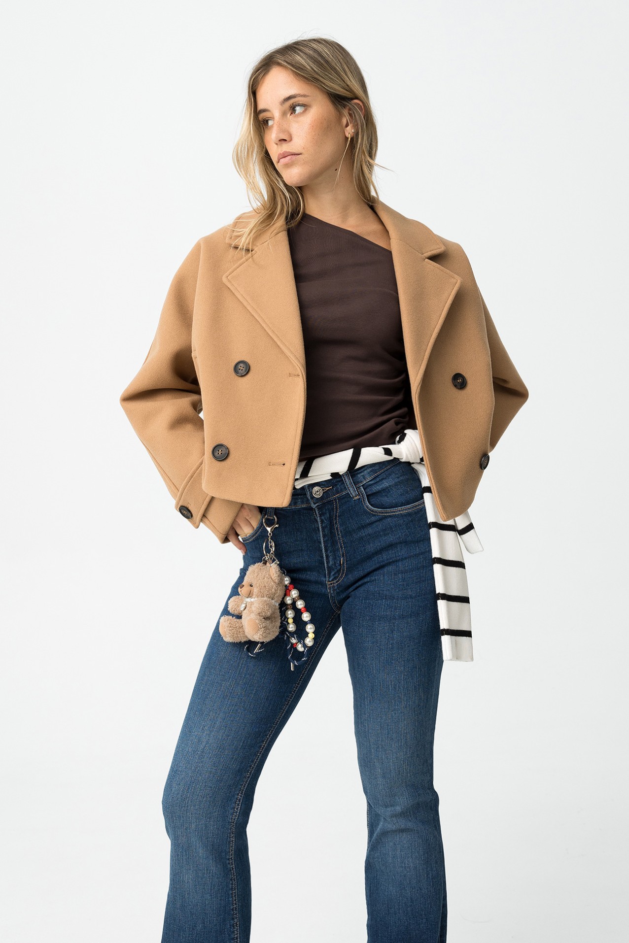 Casaco Curto Oversized