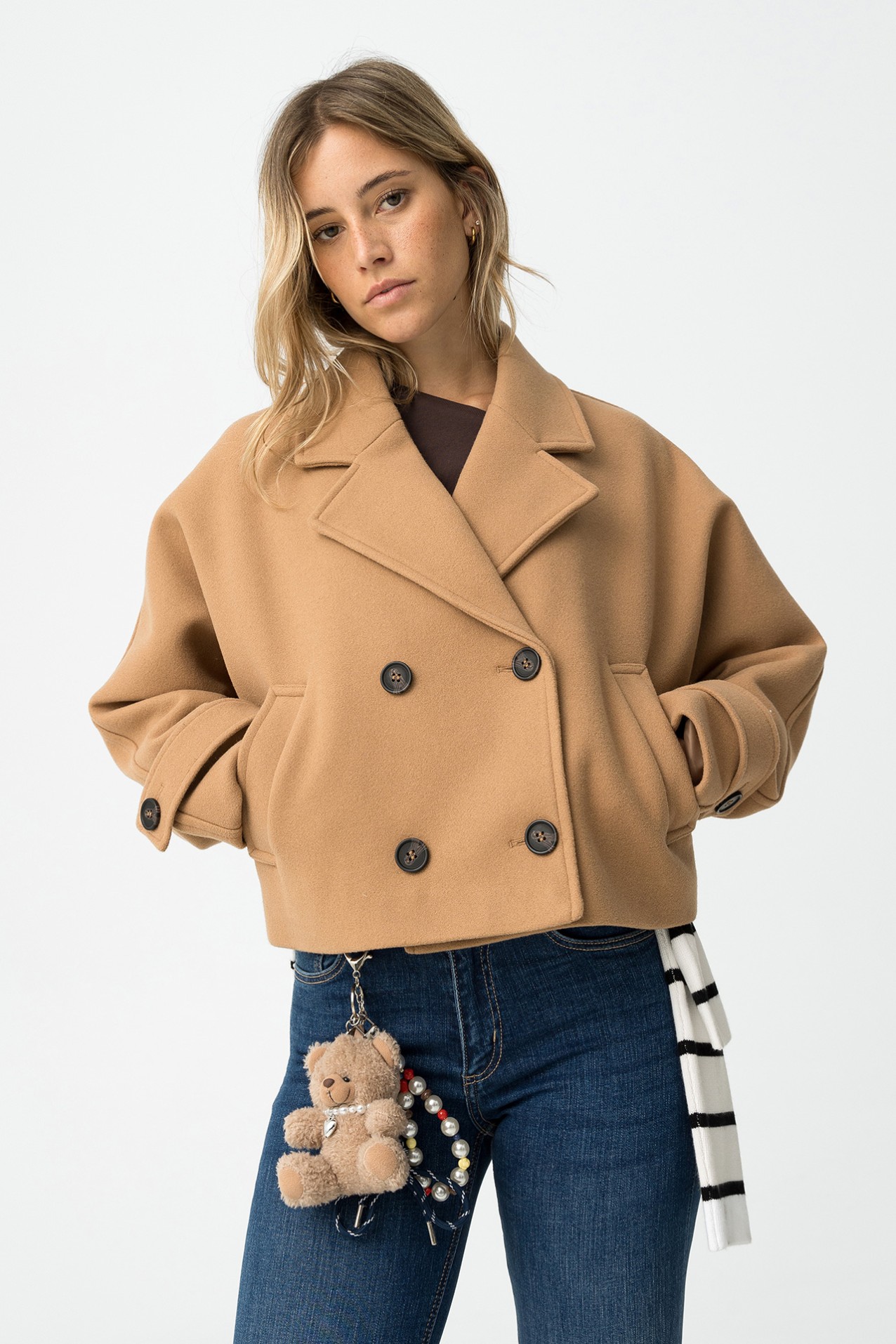 Casaco Curto Oversized