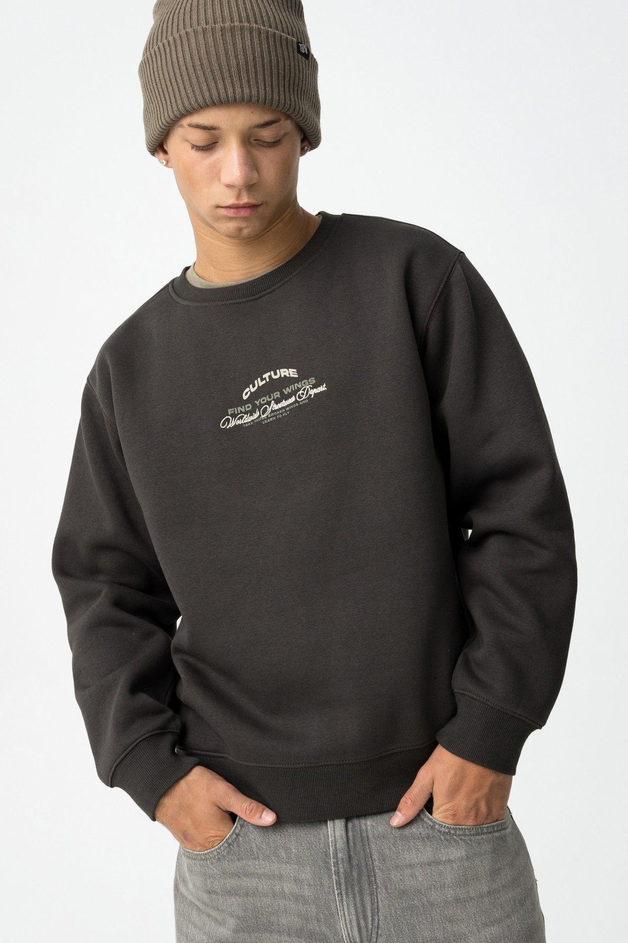 Sweatshirt Cinza
