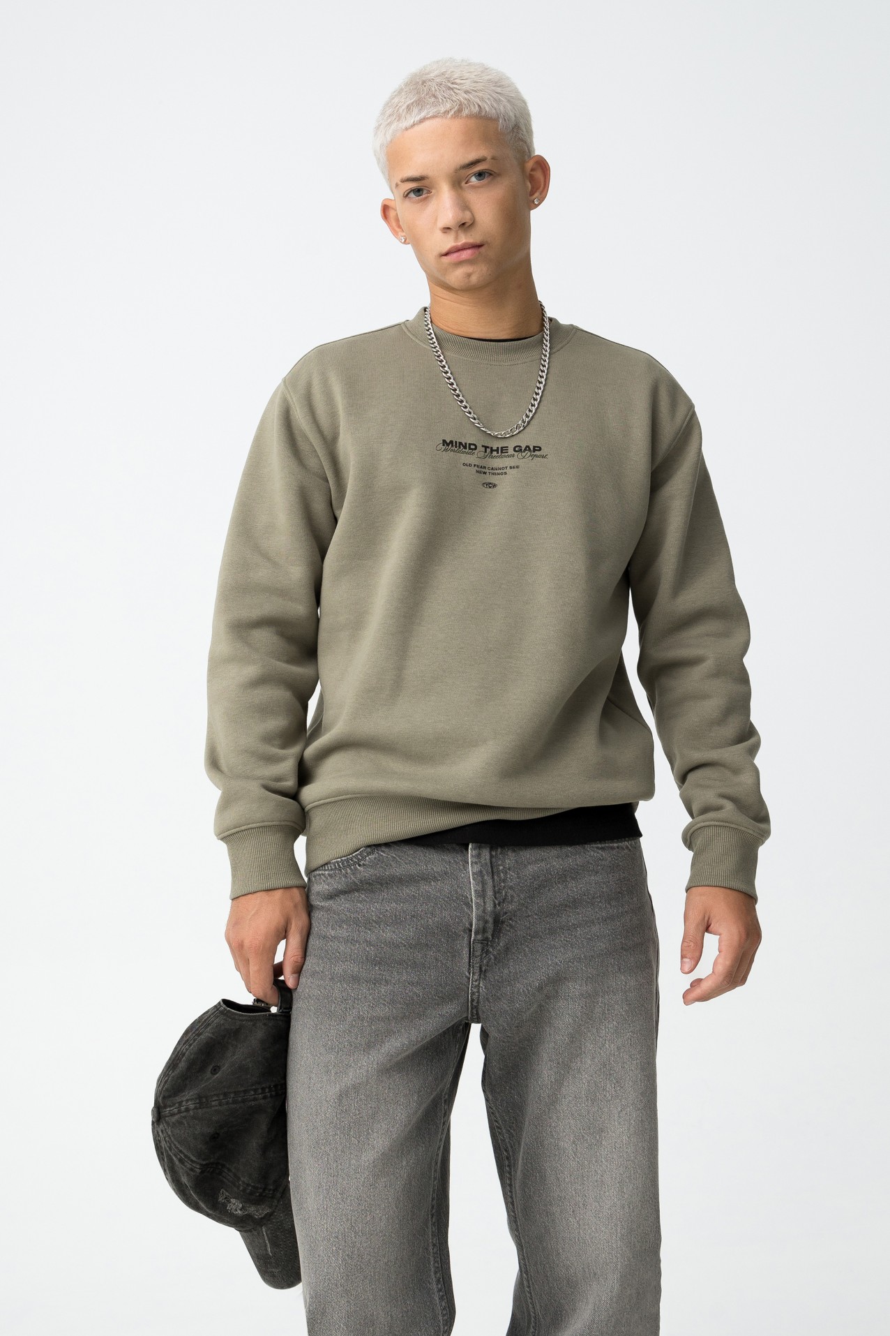 Sweatshirt Verde Casual