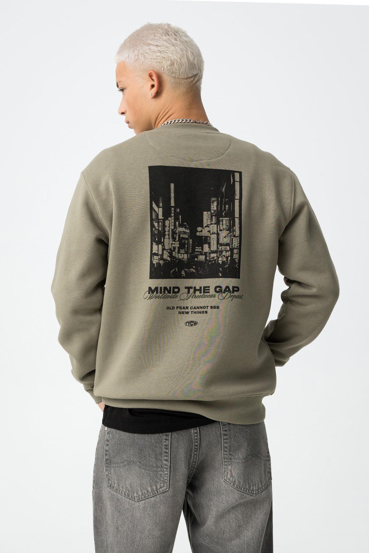 Sweatshirt Verde Casual