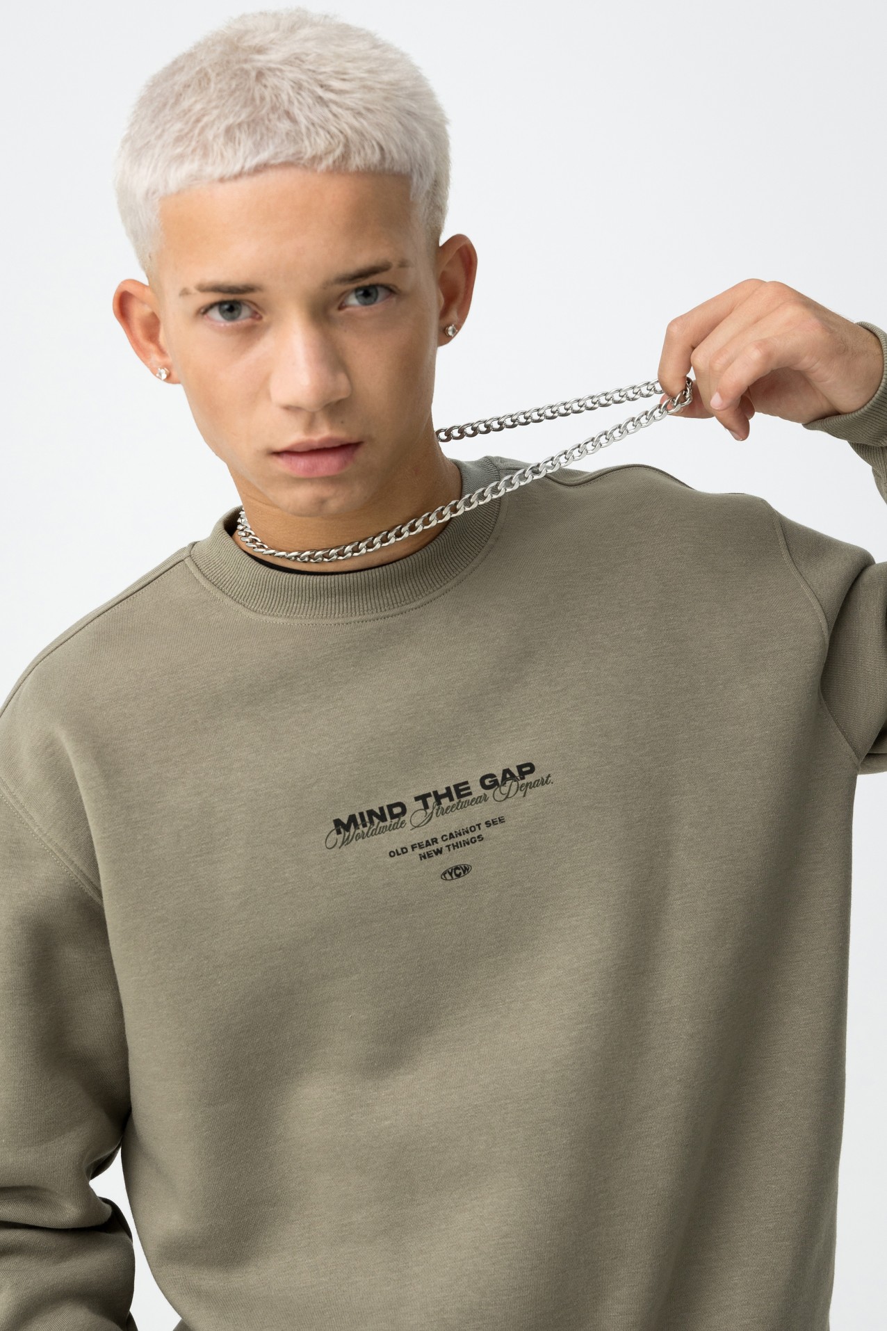 Sweatshirt Verde Casual