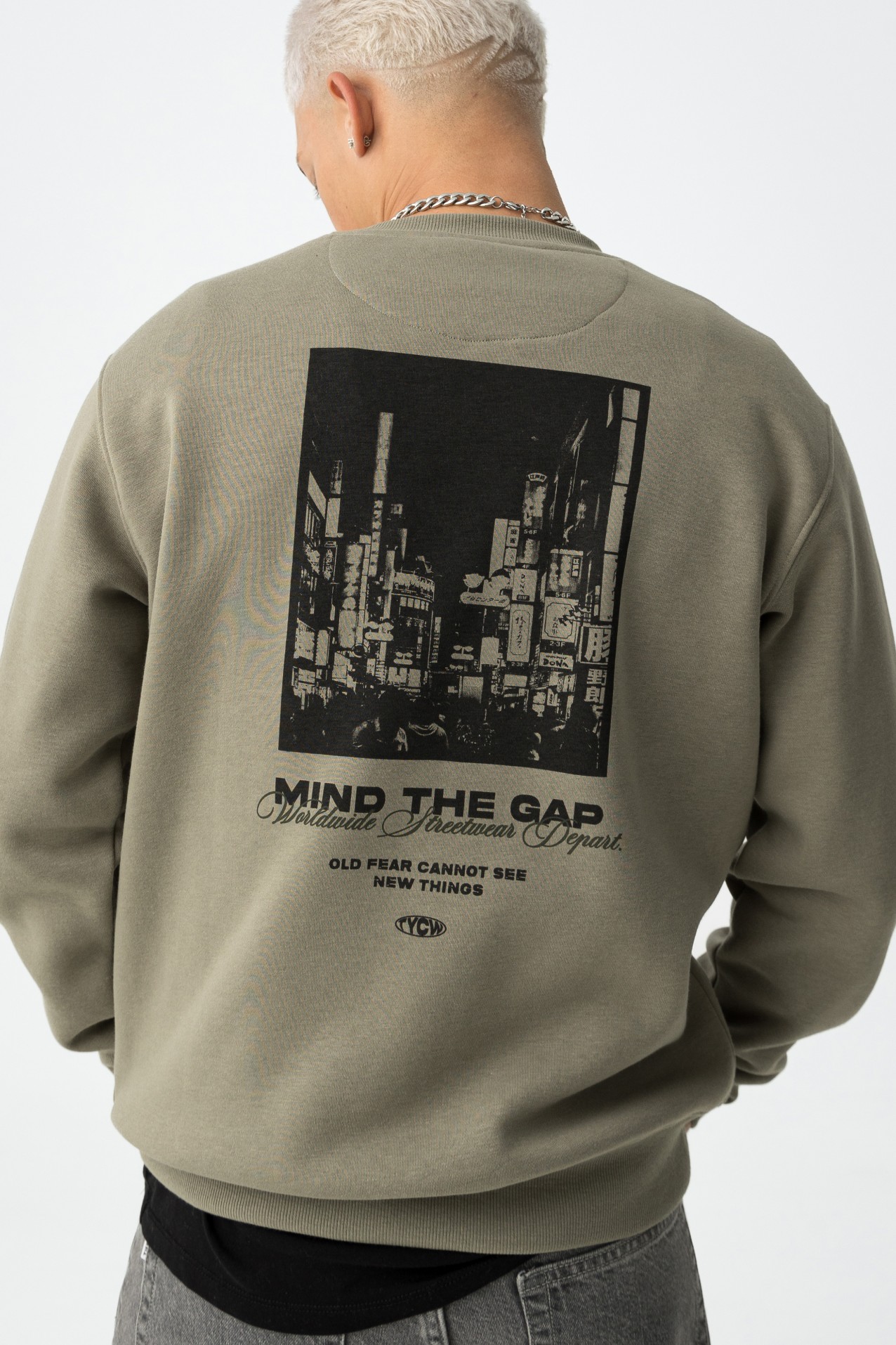 Sweatshirt Verde Casual