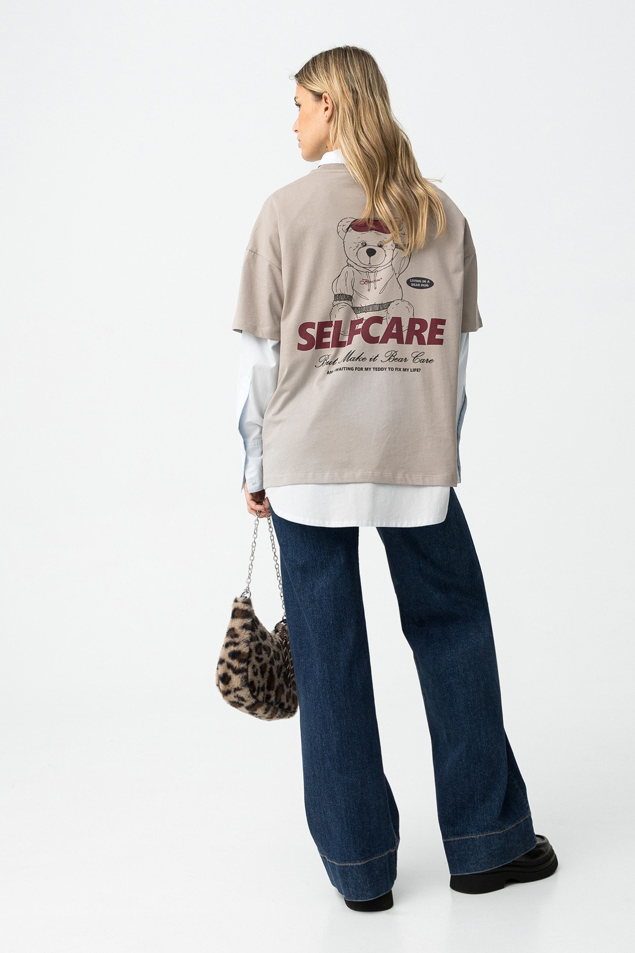 Straight-Leg Denim Jeans