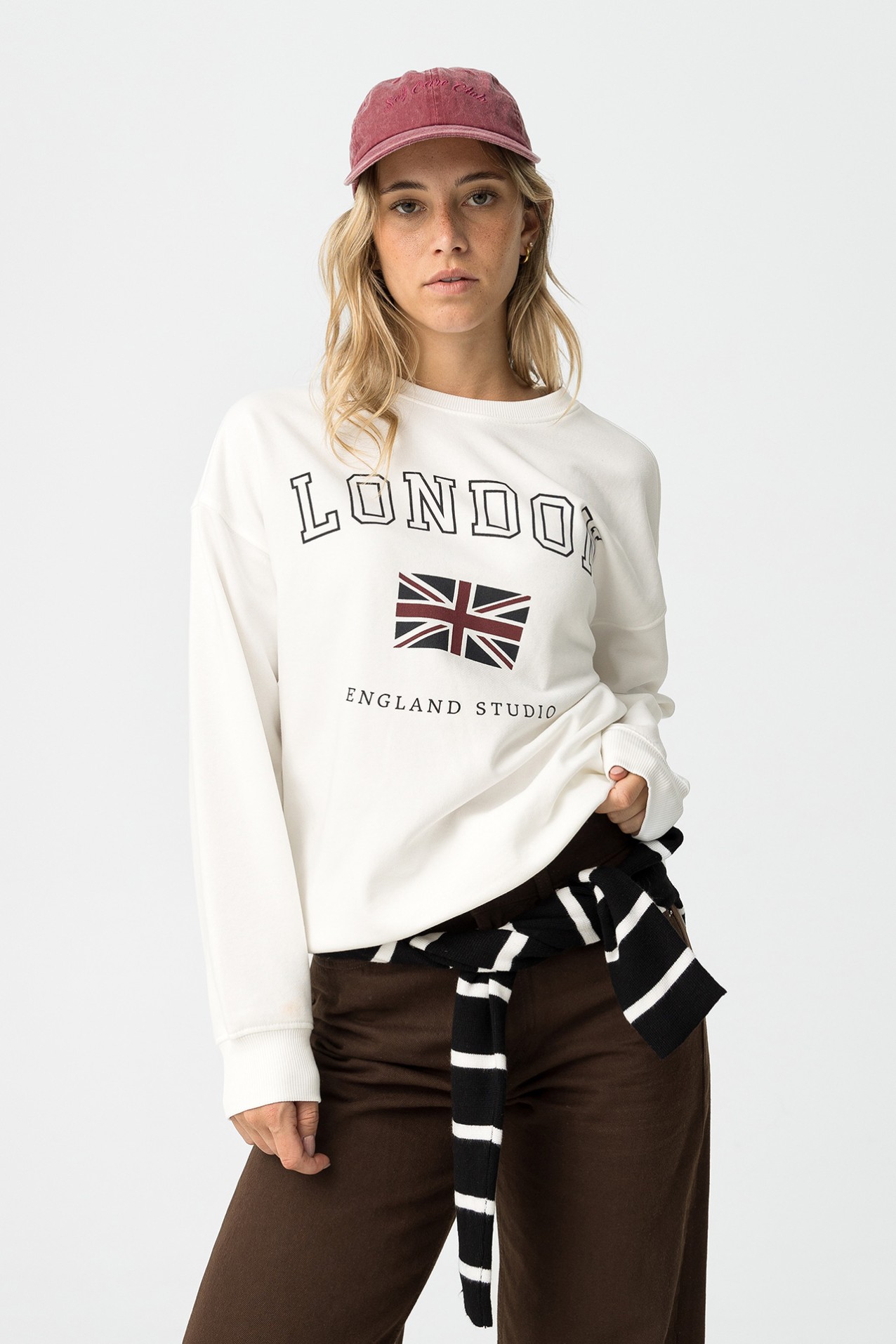 Relaxed Fit Printed Sweatshirt