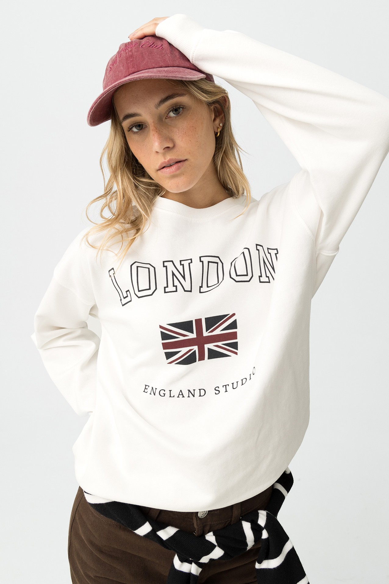 Relaxed Fit Printed Sweatshirt