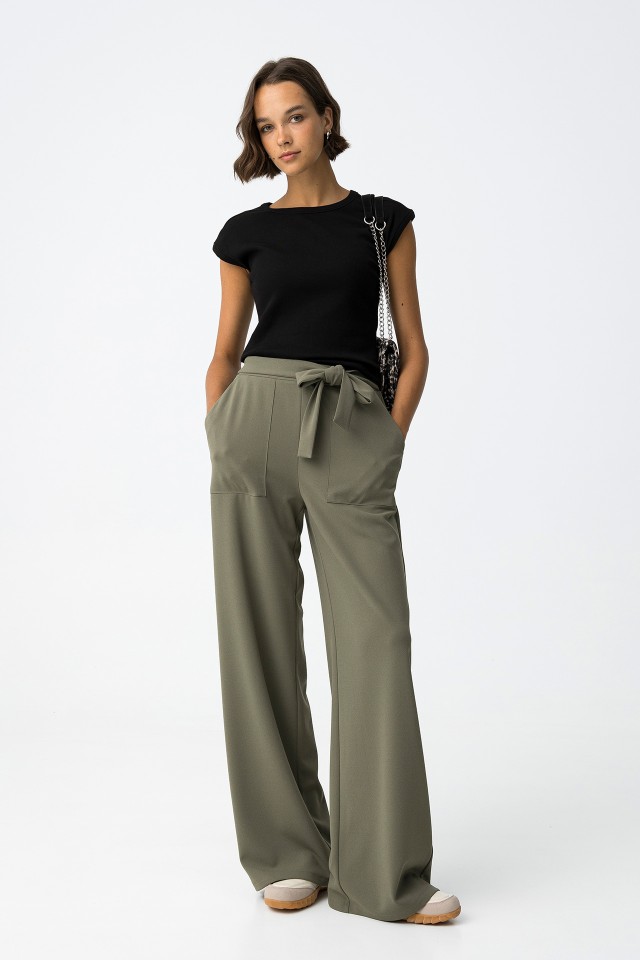 Wide Leg Trousers