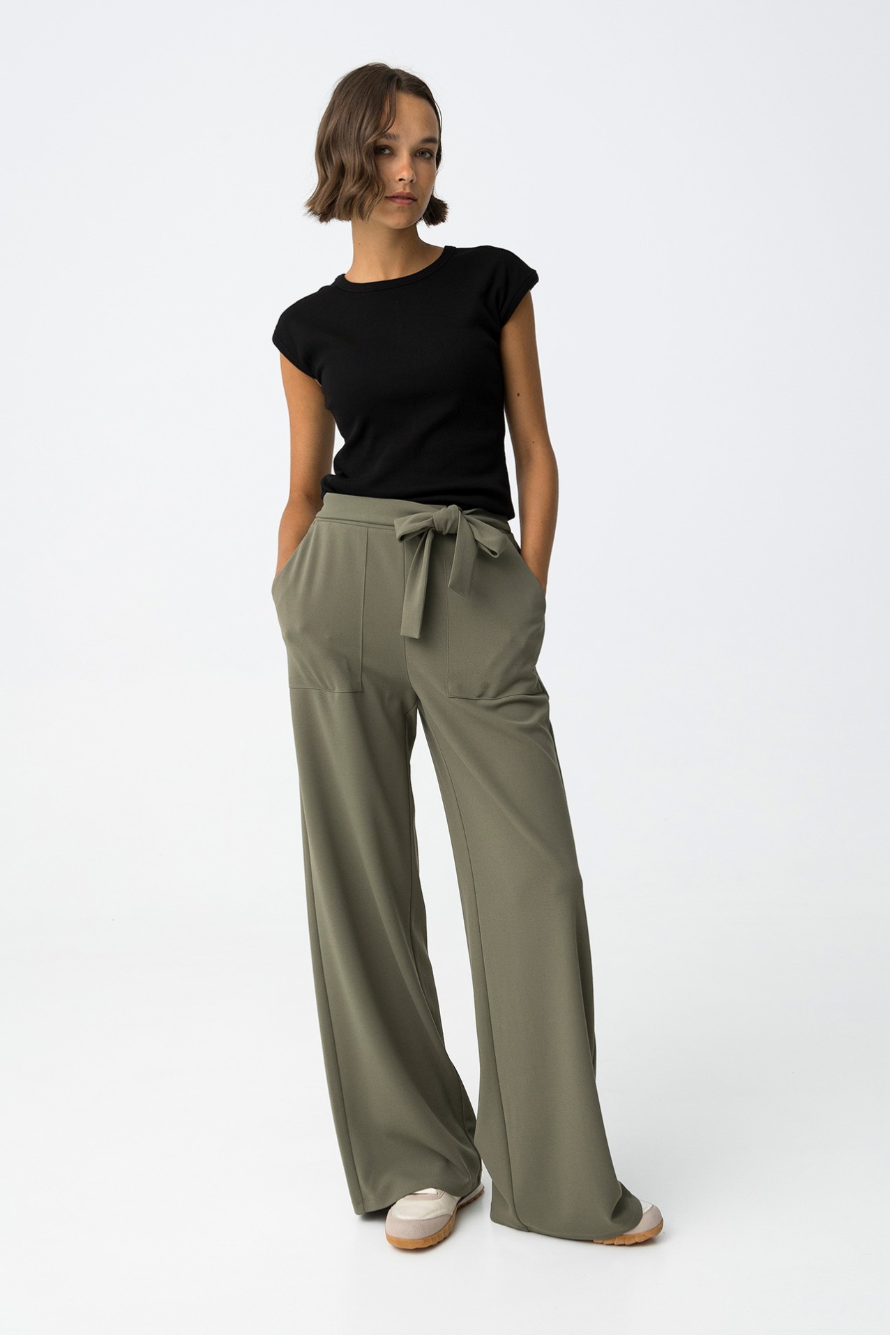 Wide Leg Trousers