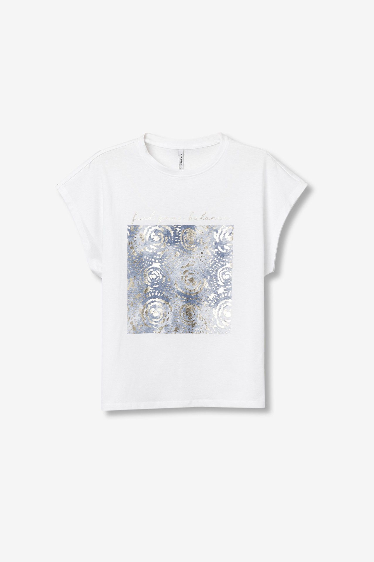 T-shirt with Metallic Print