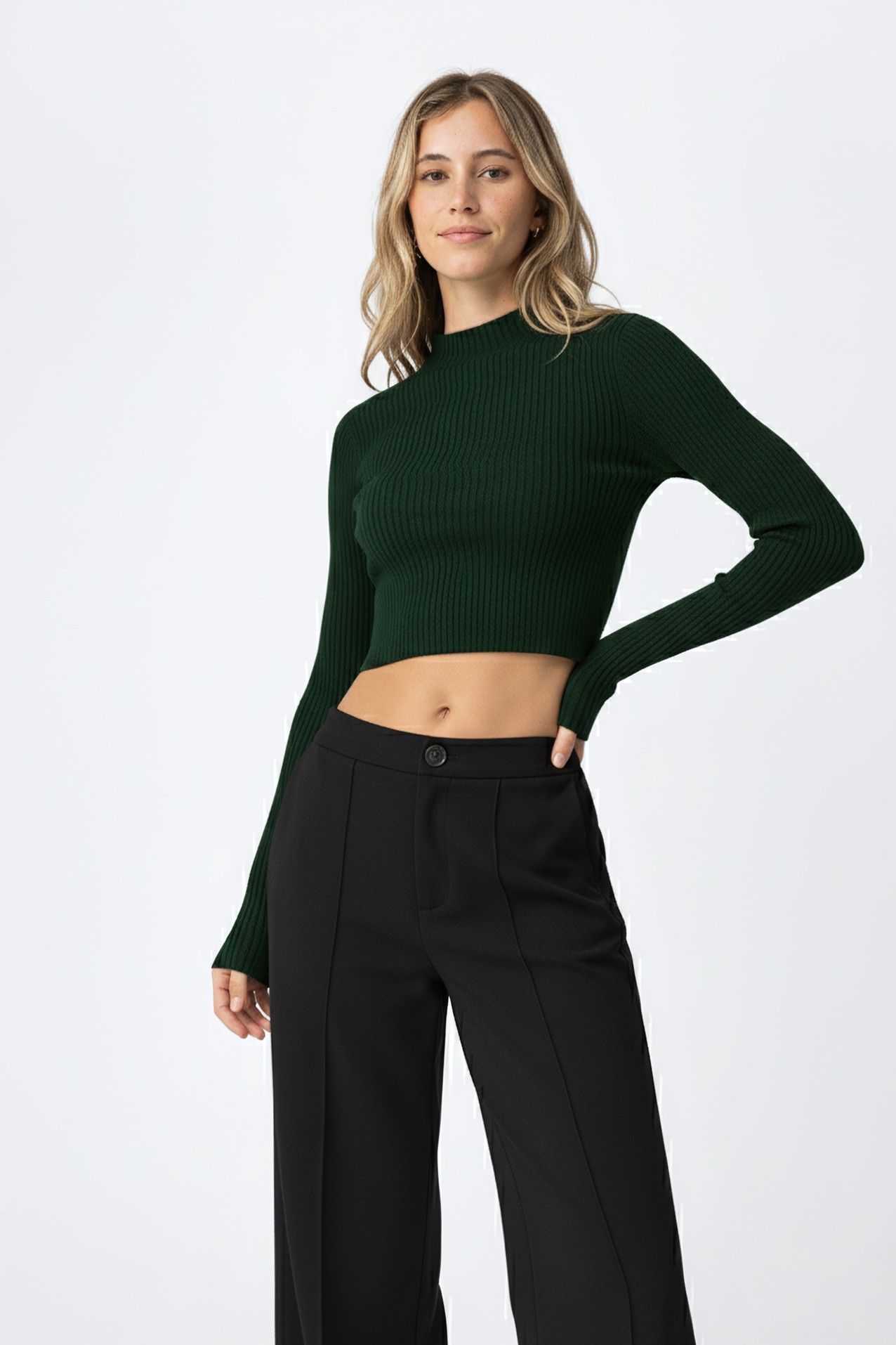 Super Slim Ribbed Shirt