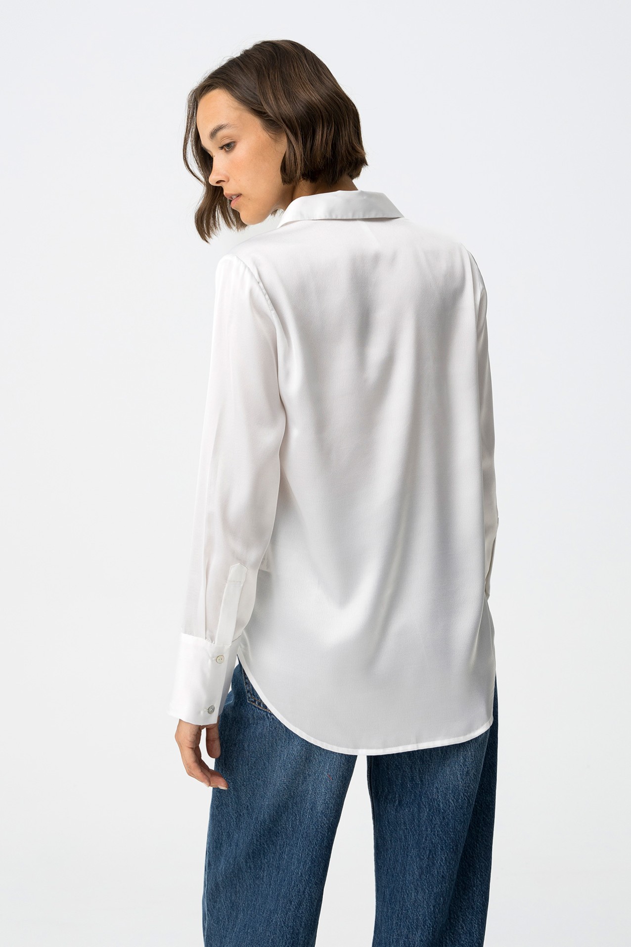 Satin Regular Fit Shirt