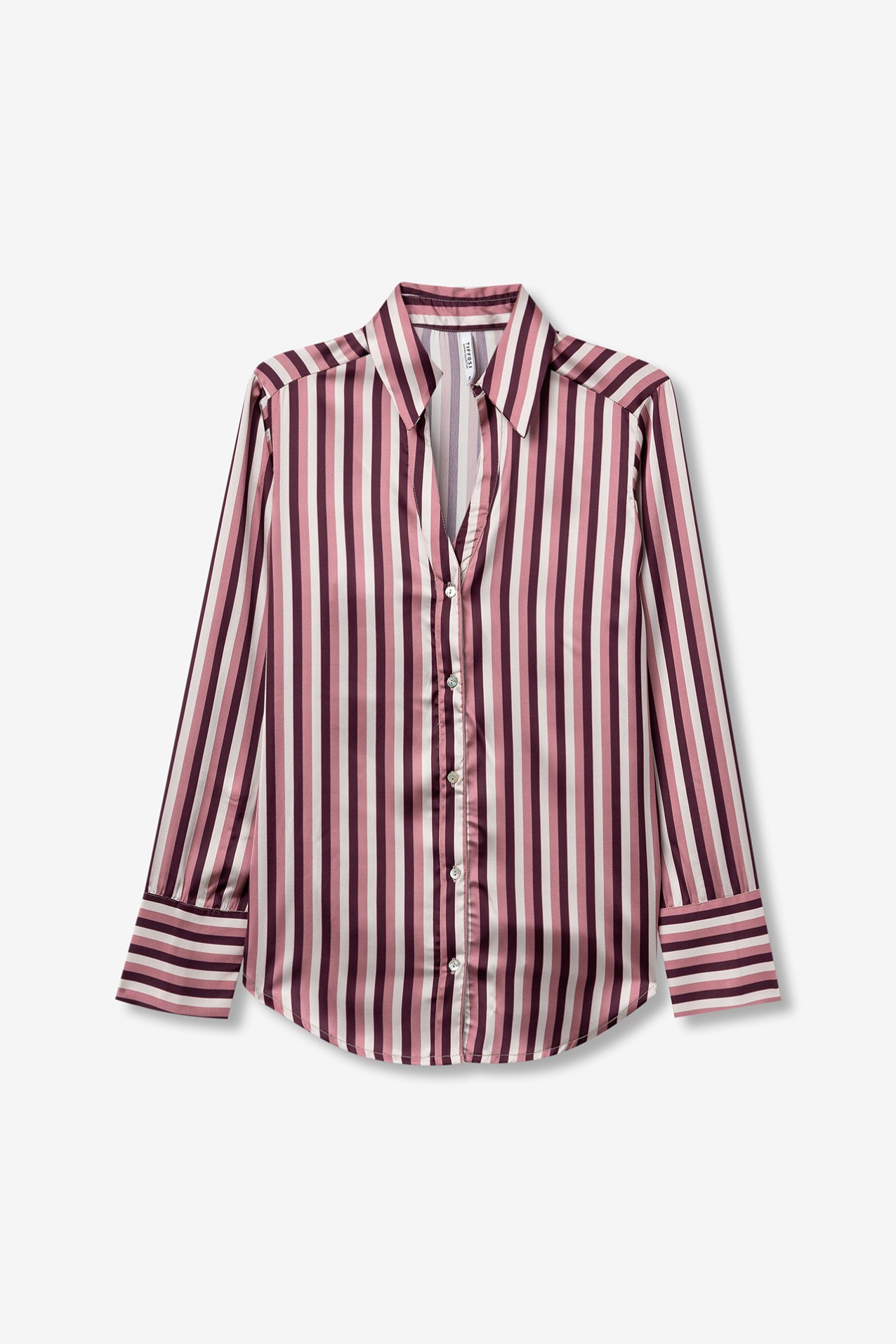 Striped Satin Shirt
