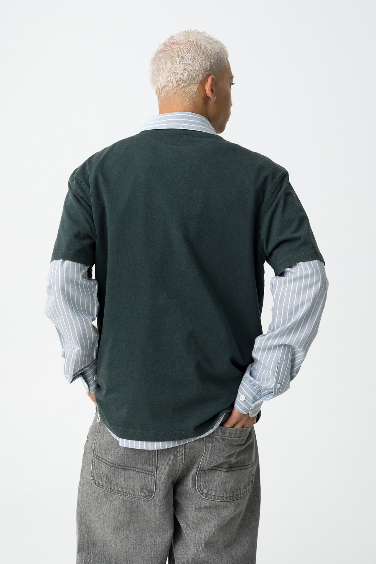 Camiseta Relaxed Estampada con Bordado