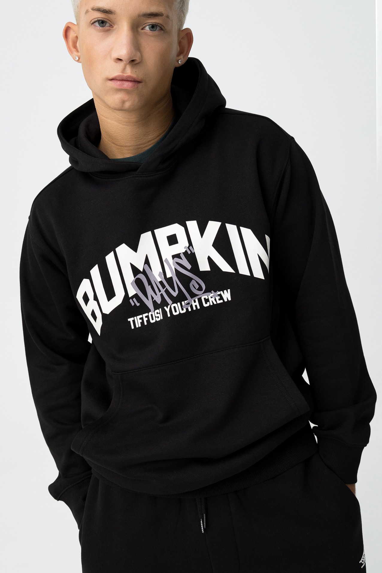 Regular Fit Printed Hoodie