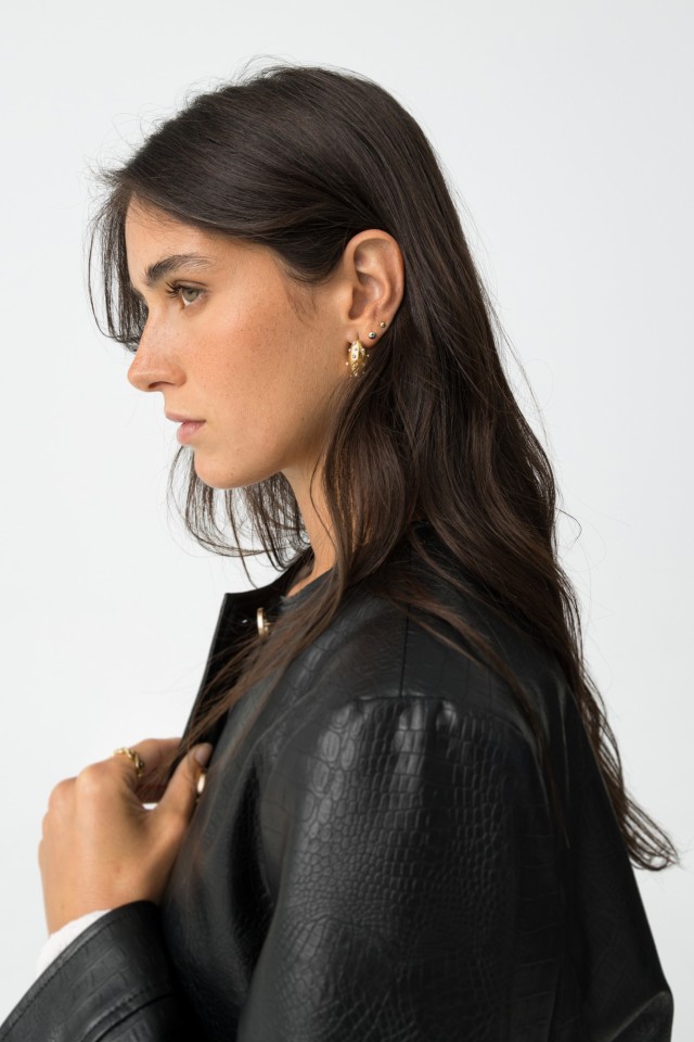 Golden Teardrop Earrings