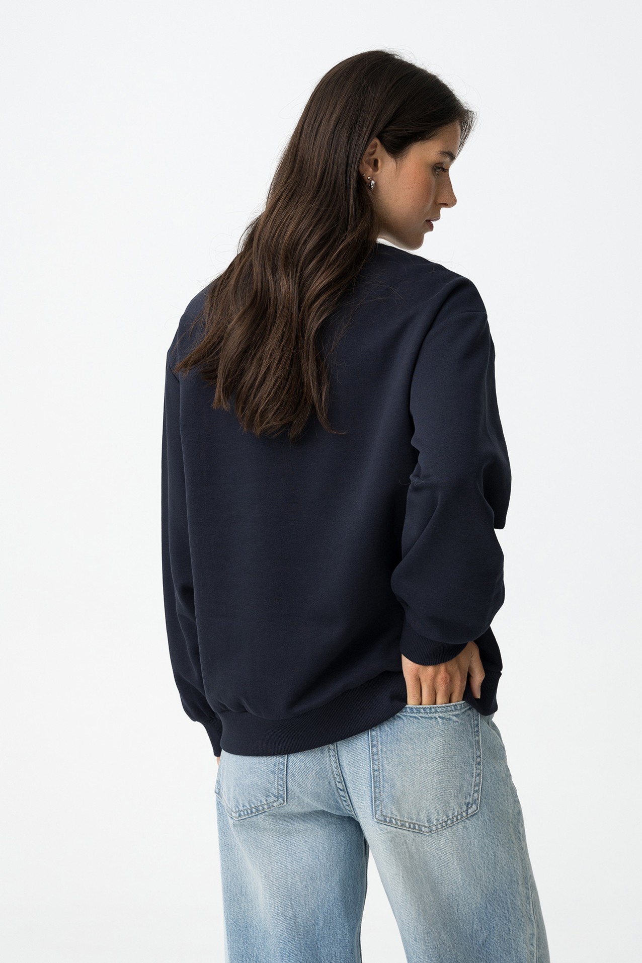 Metallic Message Sweatshirt