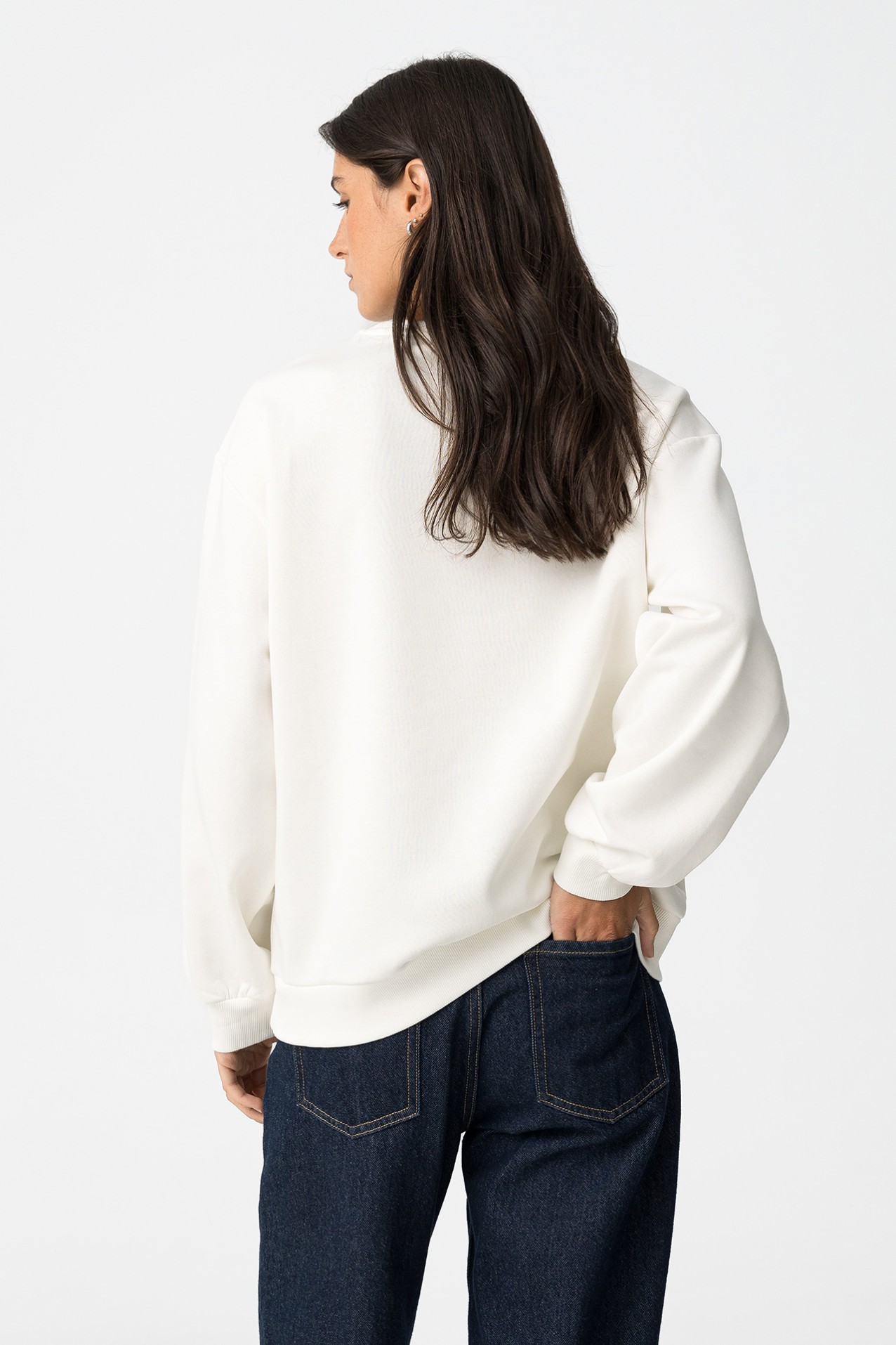 Metallic Message Sweatshirt