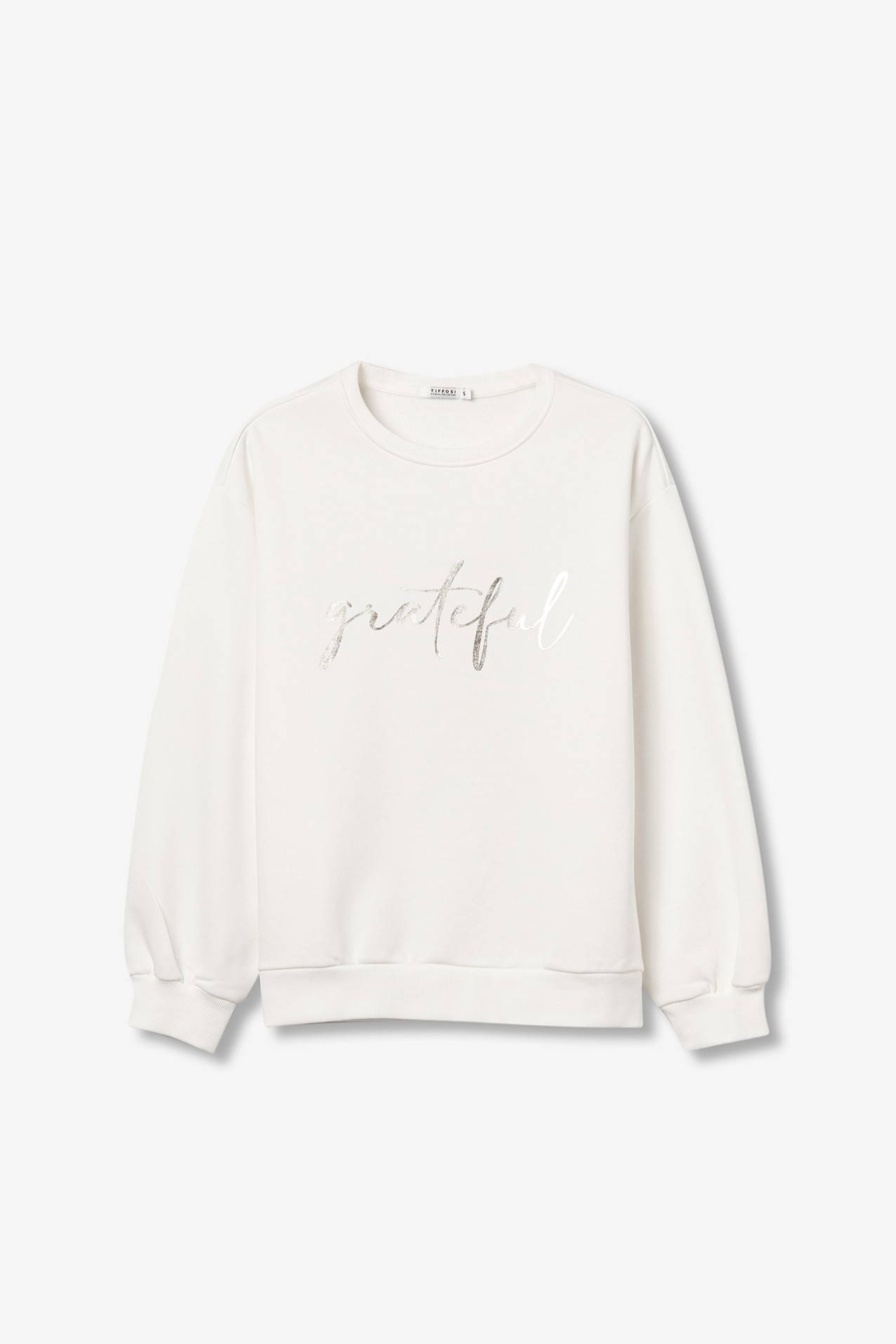 Metallic Message Sweatshirt