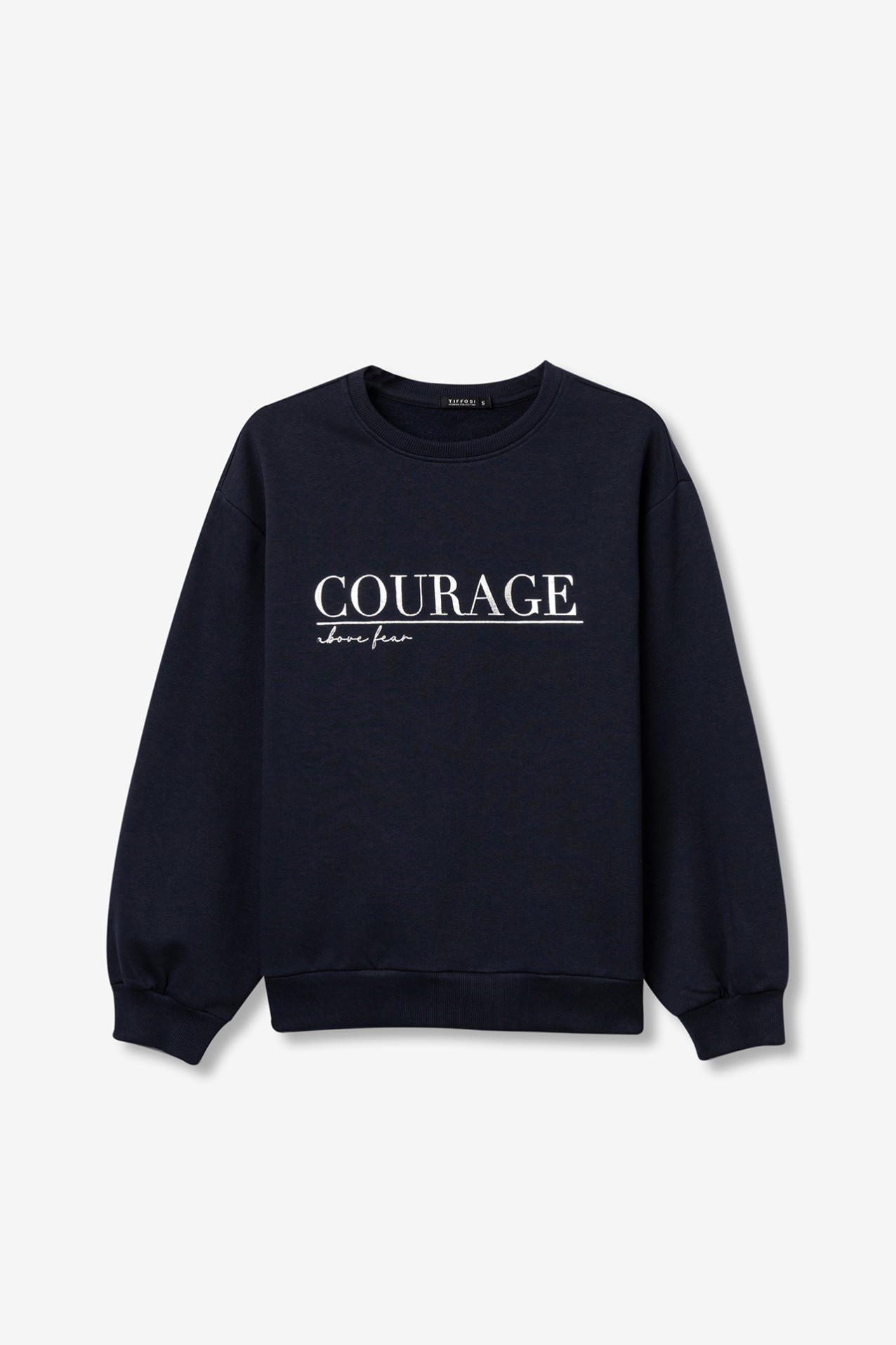 Metallic Message Sweatshirt