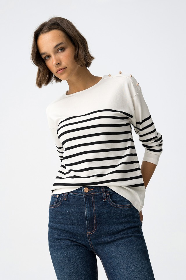 Striped Long Sleeve Tee