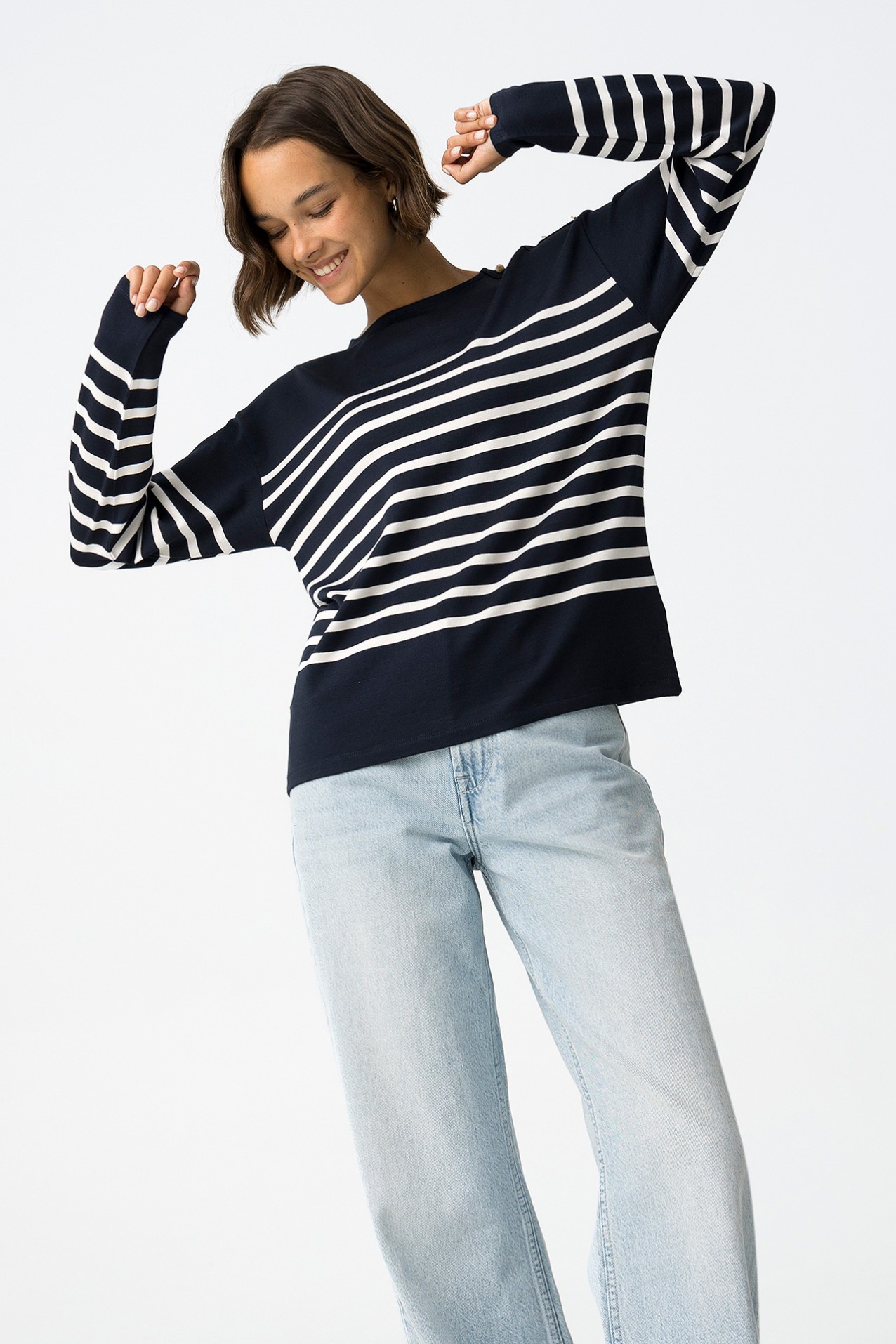 Striped Long Sleeve Tee