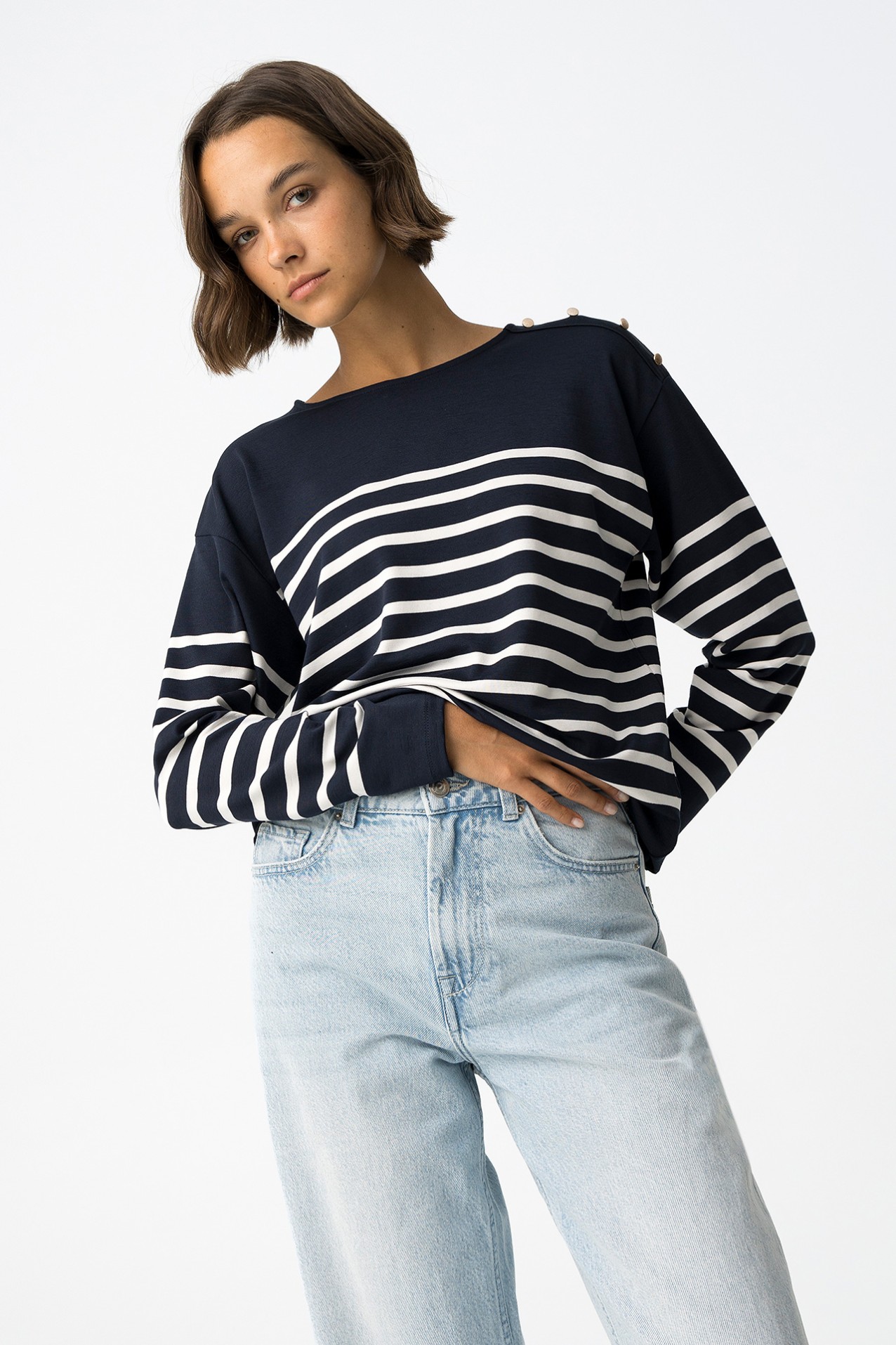 Striped Long Sleeve Tee
