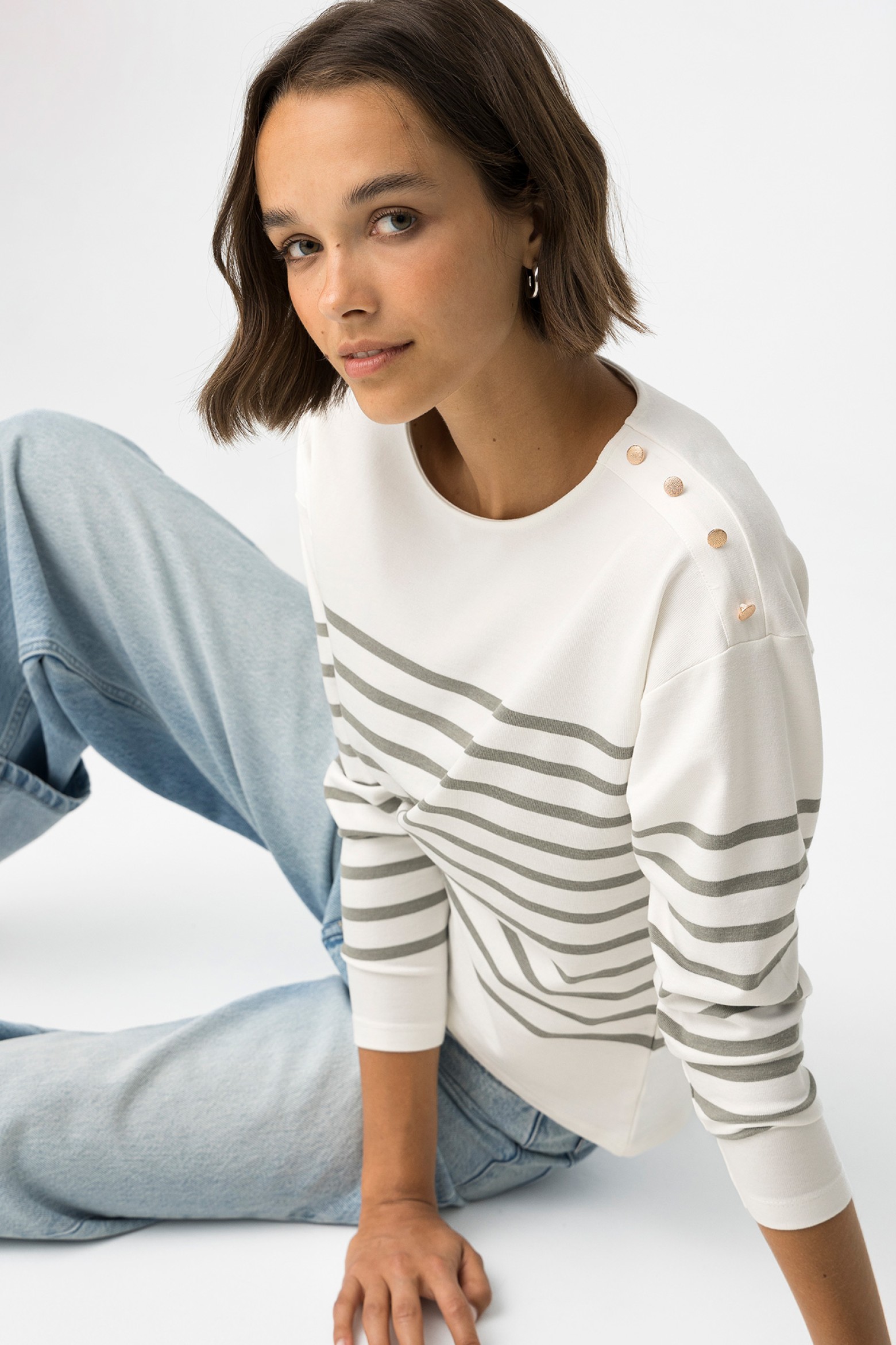 T-shirt Listrada Relaxed