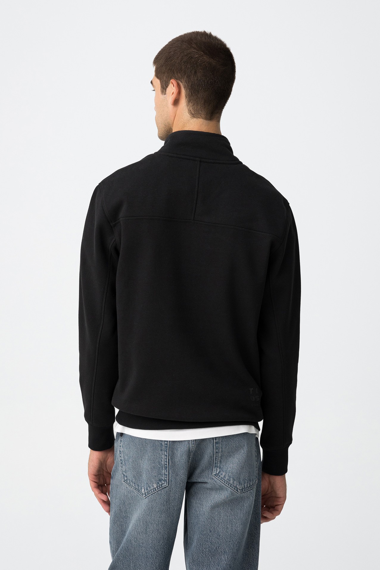 Combined Sweatshirt With Zipper