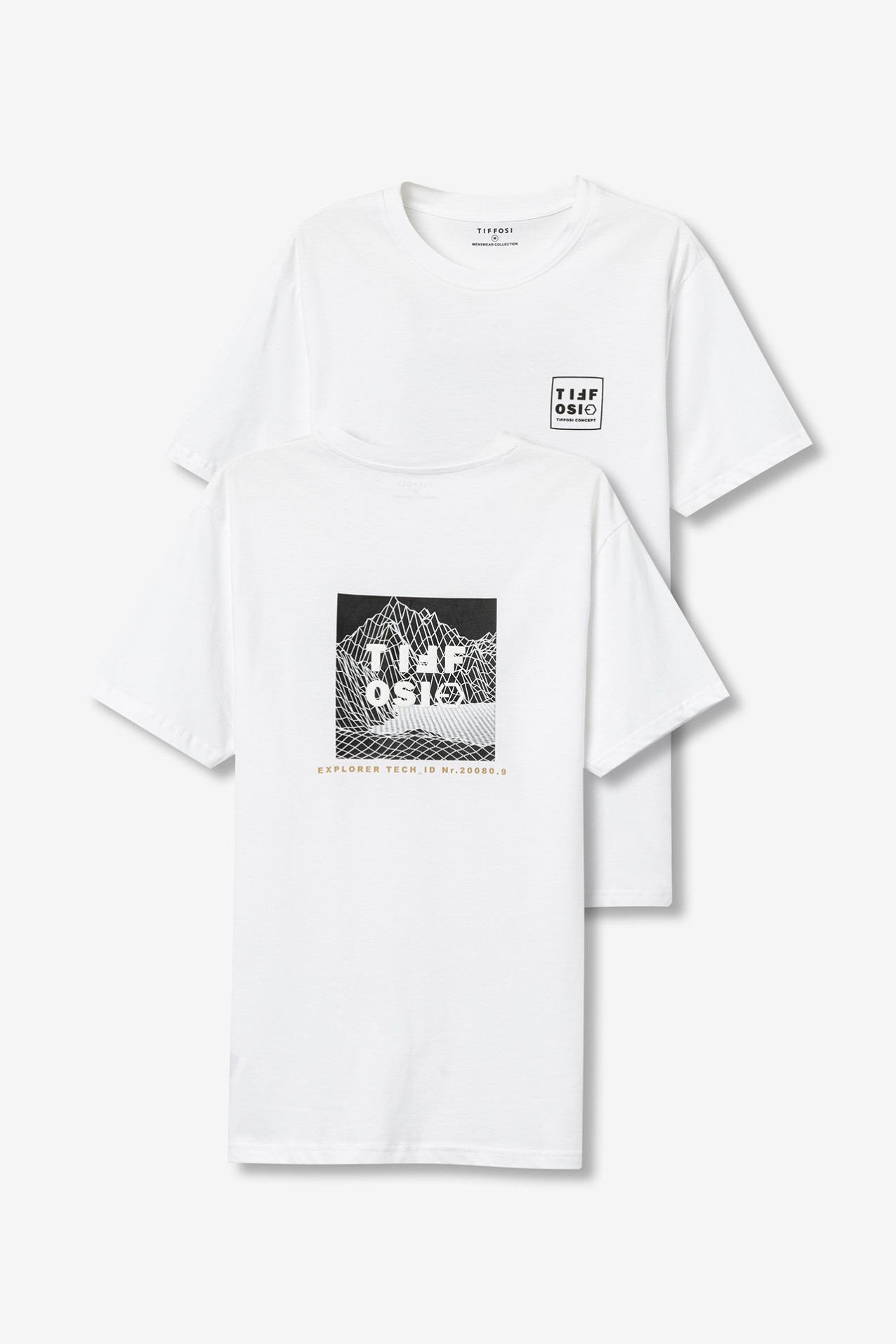 T-Shirt Estampado com Relevo