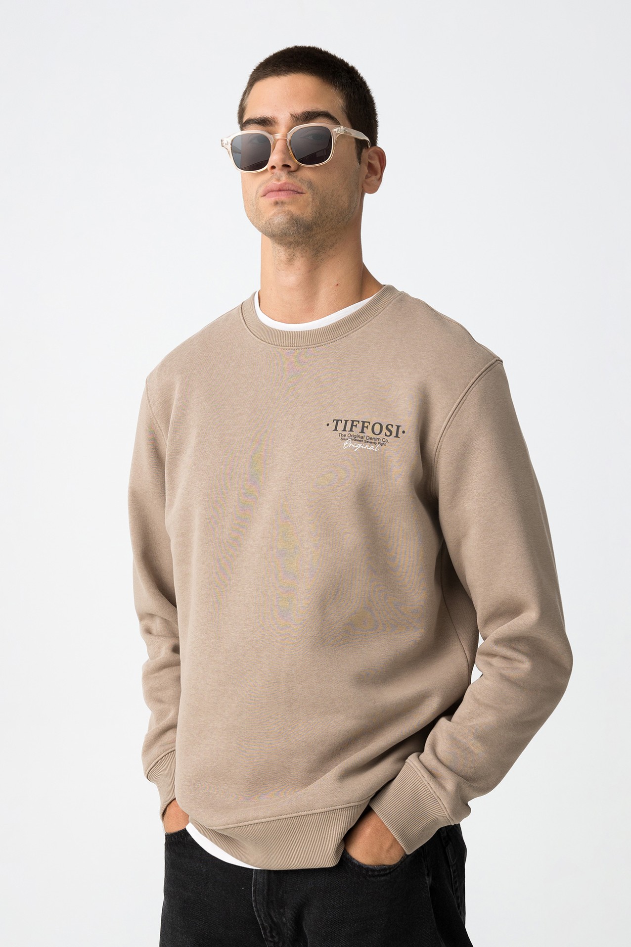 Sudadera Regular Estampada