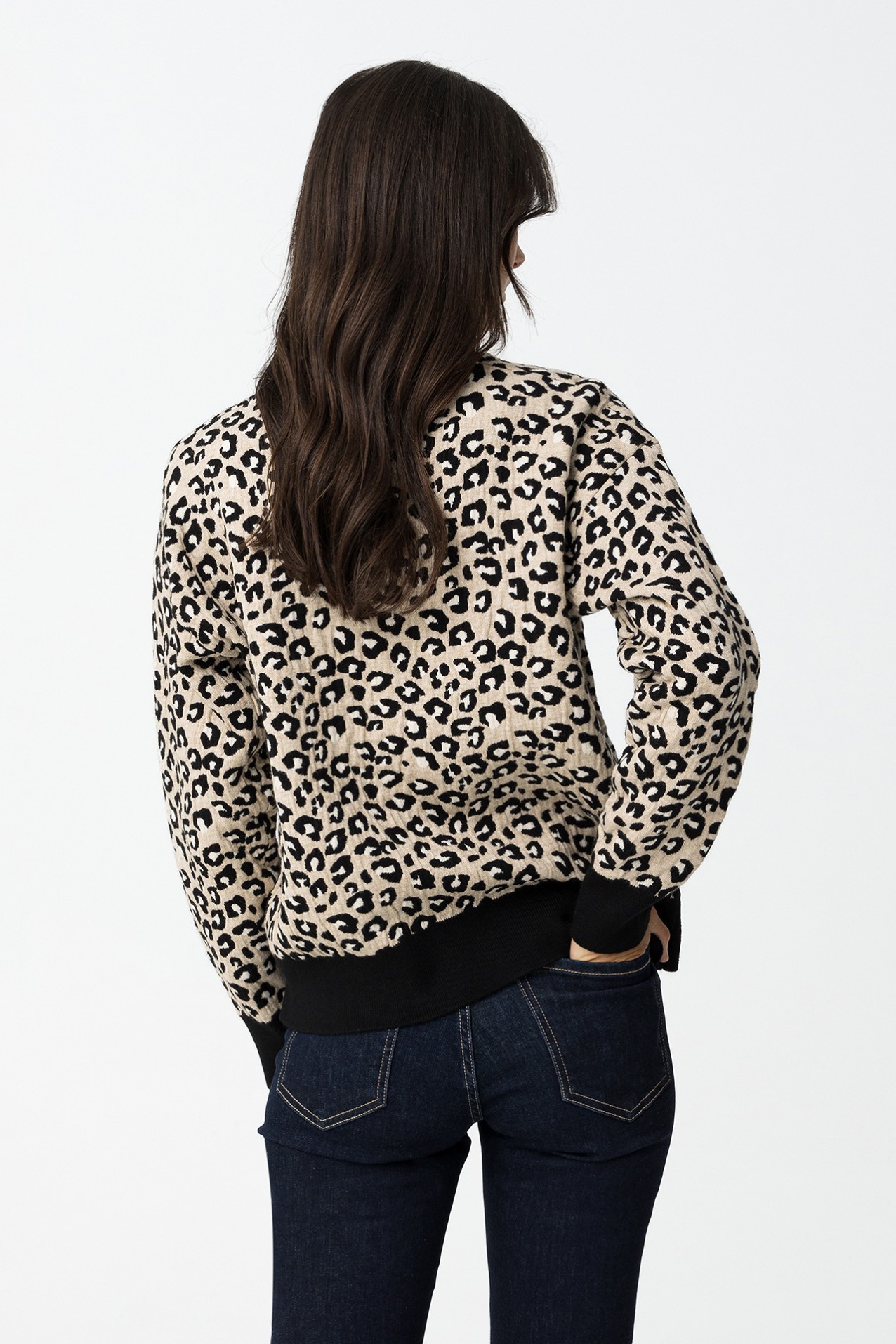 Relaxed Animal Jacquard Shirt