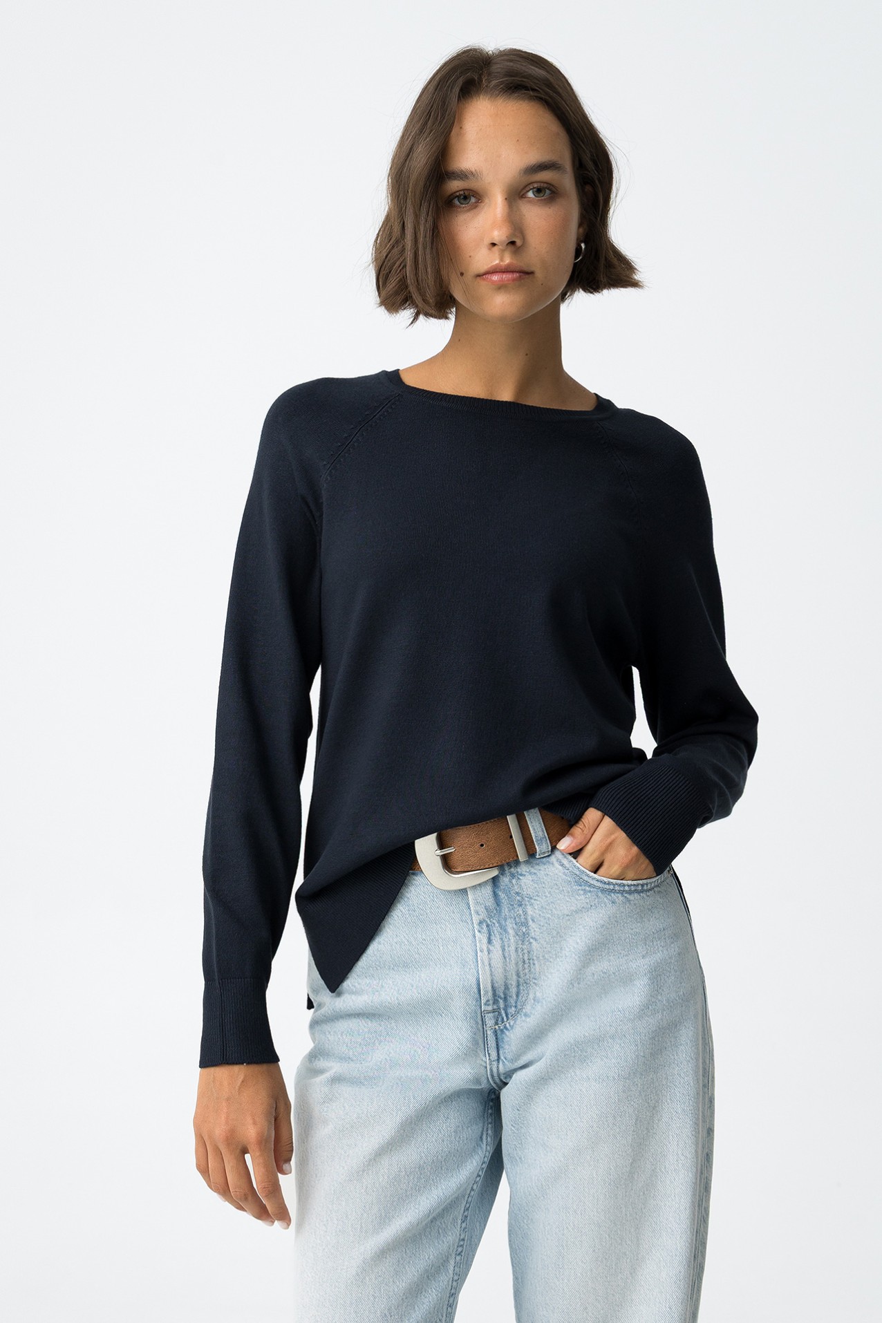 Regular Fit Plain Sweater