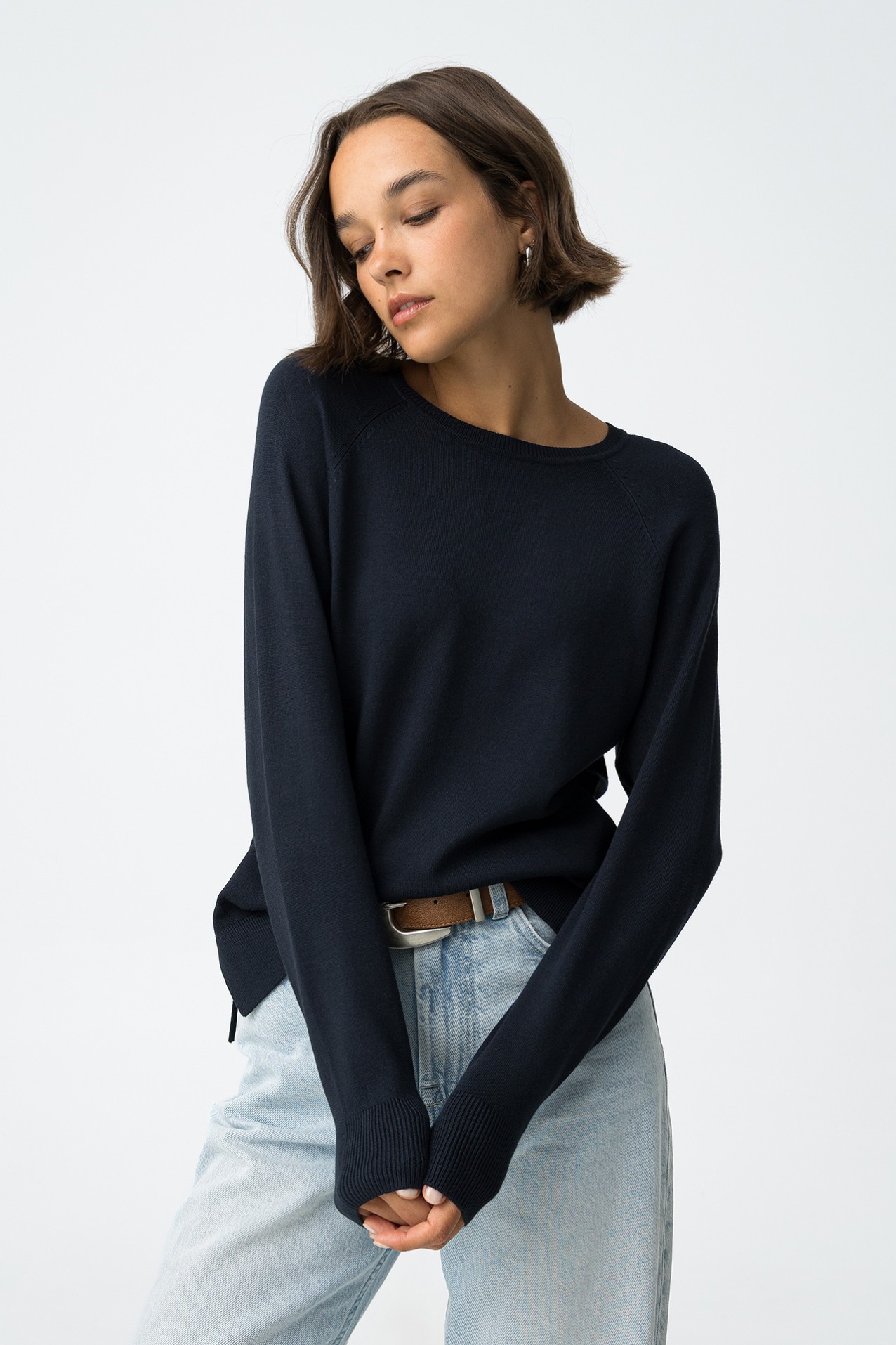 Regular Fit Plain Sweater