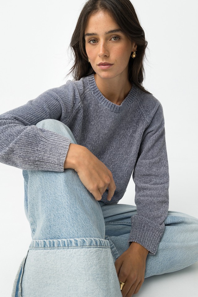 Relaxed Fit Soft Knit Sweater